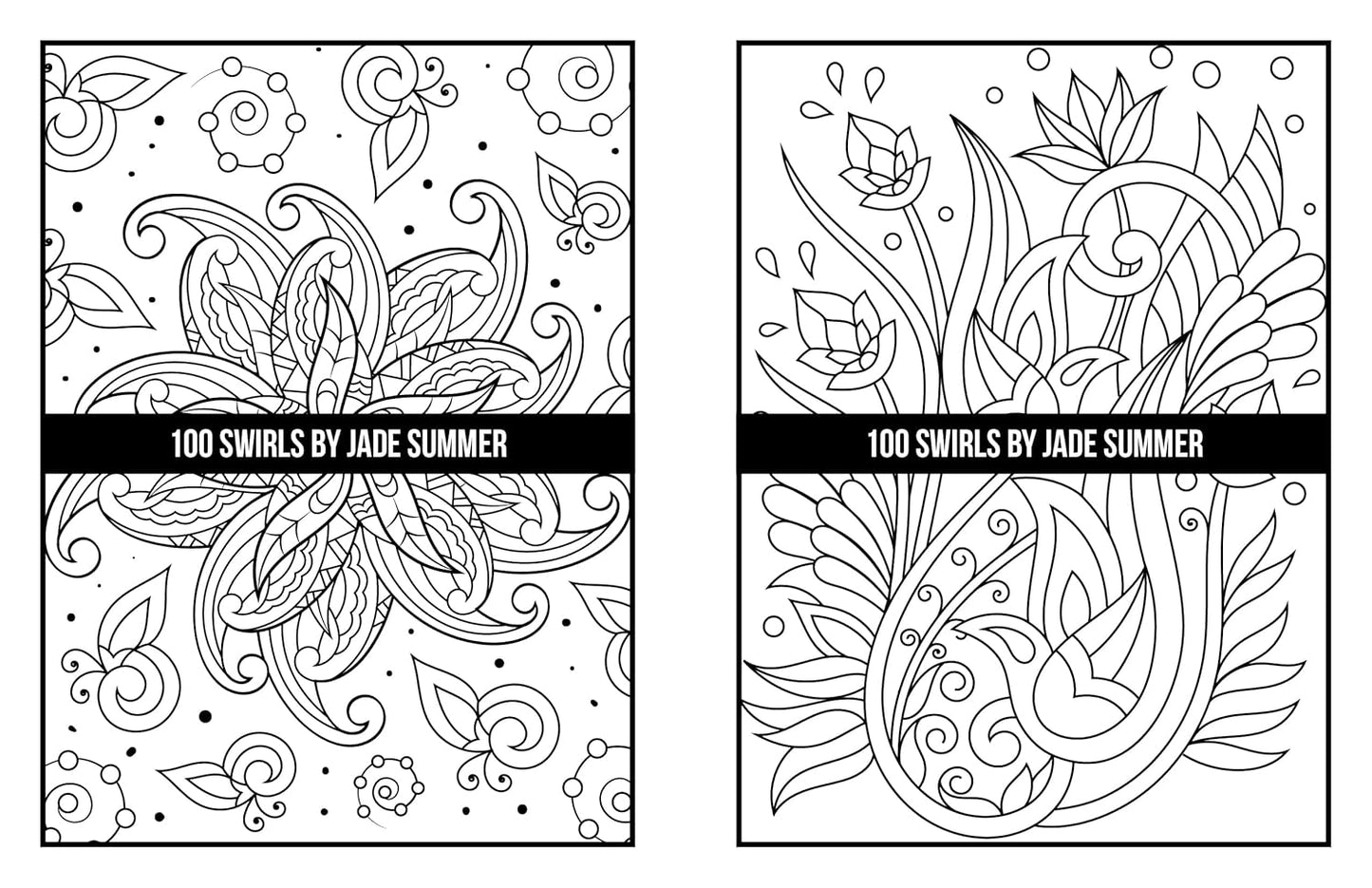 100 Swirls Coloring Book: for Adults with Fun, Easy, and Relaxing Designs