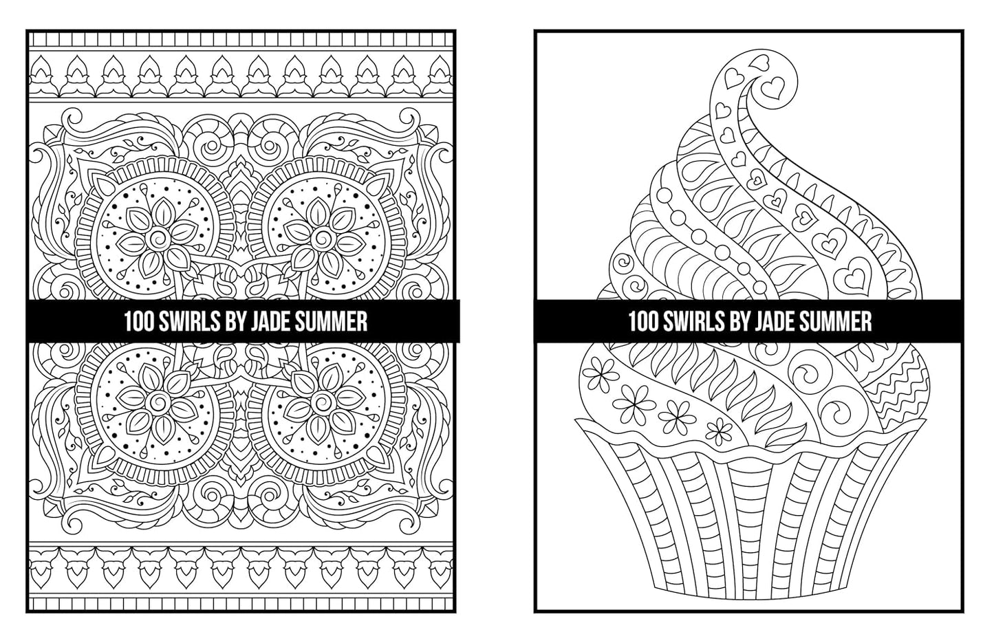100 Swirls Coloring Book: for Adults with Fun, Easy, and Relaxing Designs