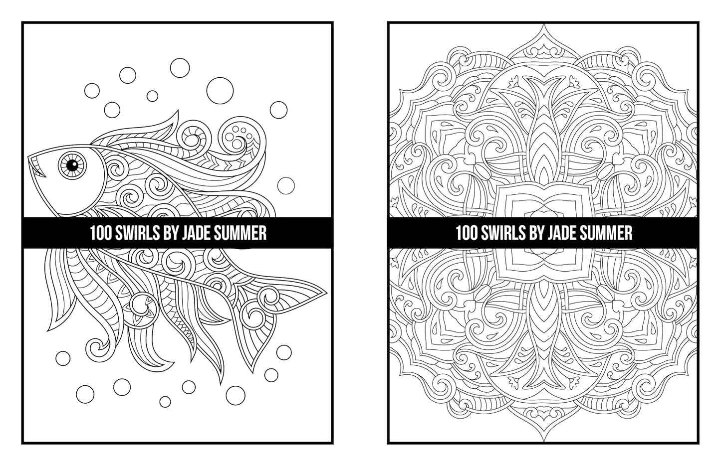 100 Swirls Coloring Book: for Adults with Fun, Easy, and Relaxing Designs