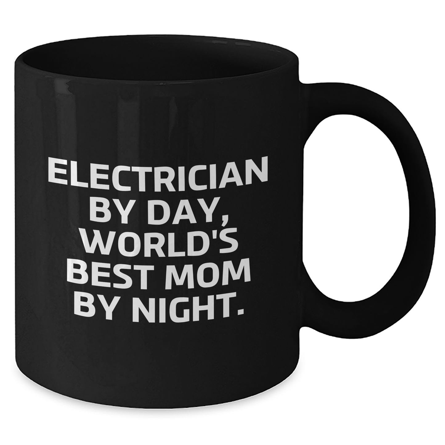 Electrician Gifts, Funny Quote, Black Coffee Mug, Father's Day Unique Gifts from Mom, Gifts for Electrician - Additional