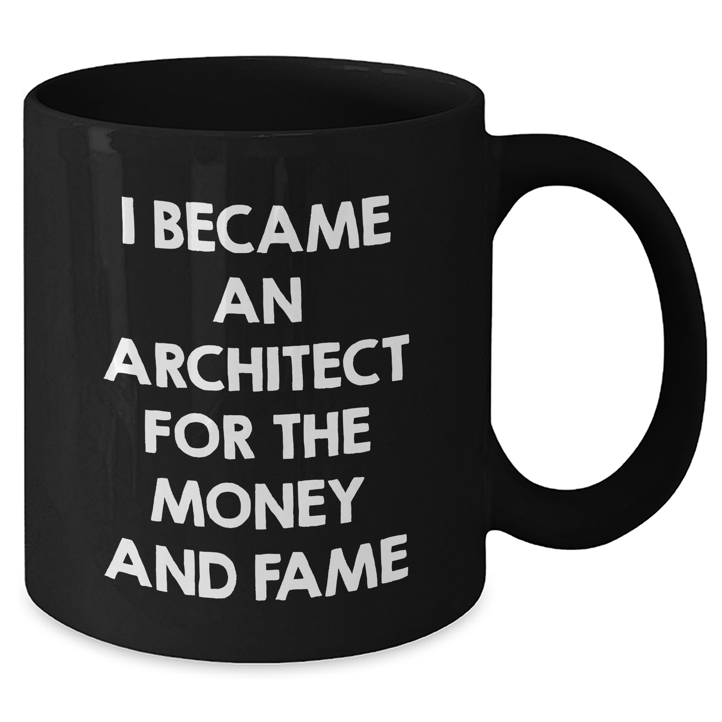 Funny Architect Quote Gifts for Mom's Day - Black Coffee Mug from Women, Unique and Thoughtful, 11oz or 15oz, Microwave and Dishwasher Safe - Additional