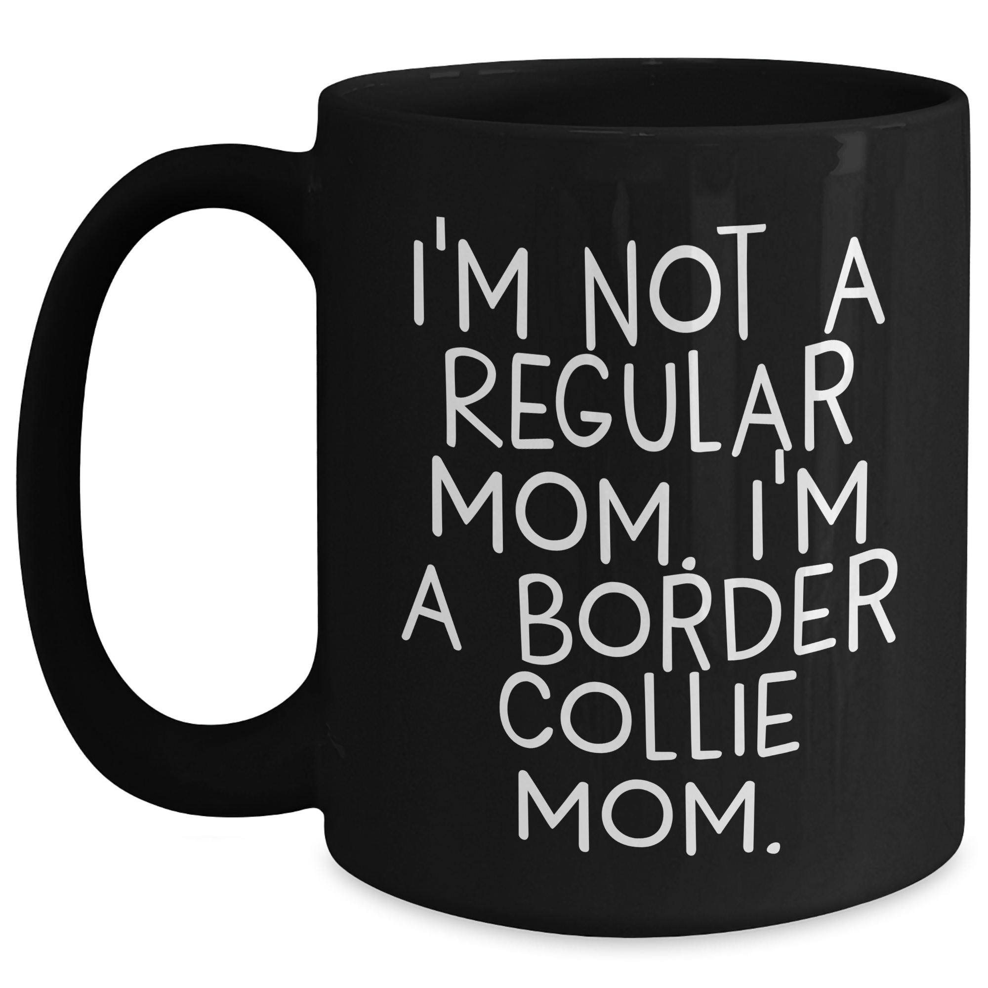 Funny Border Collie Mom Coffee Mug Gifts from Family to Graduating Friends - Main