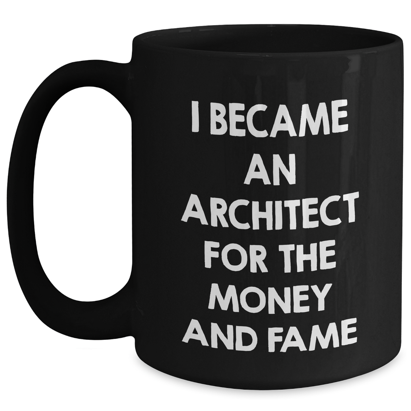 Funny Architect Quote Gifts for Mom's Day - Black Coffee Mug from Women, Unique and Thoughtful, 11oz or 15oz, Microwave and Dishwasher Safe - Main