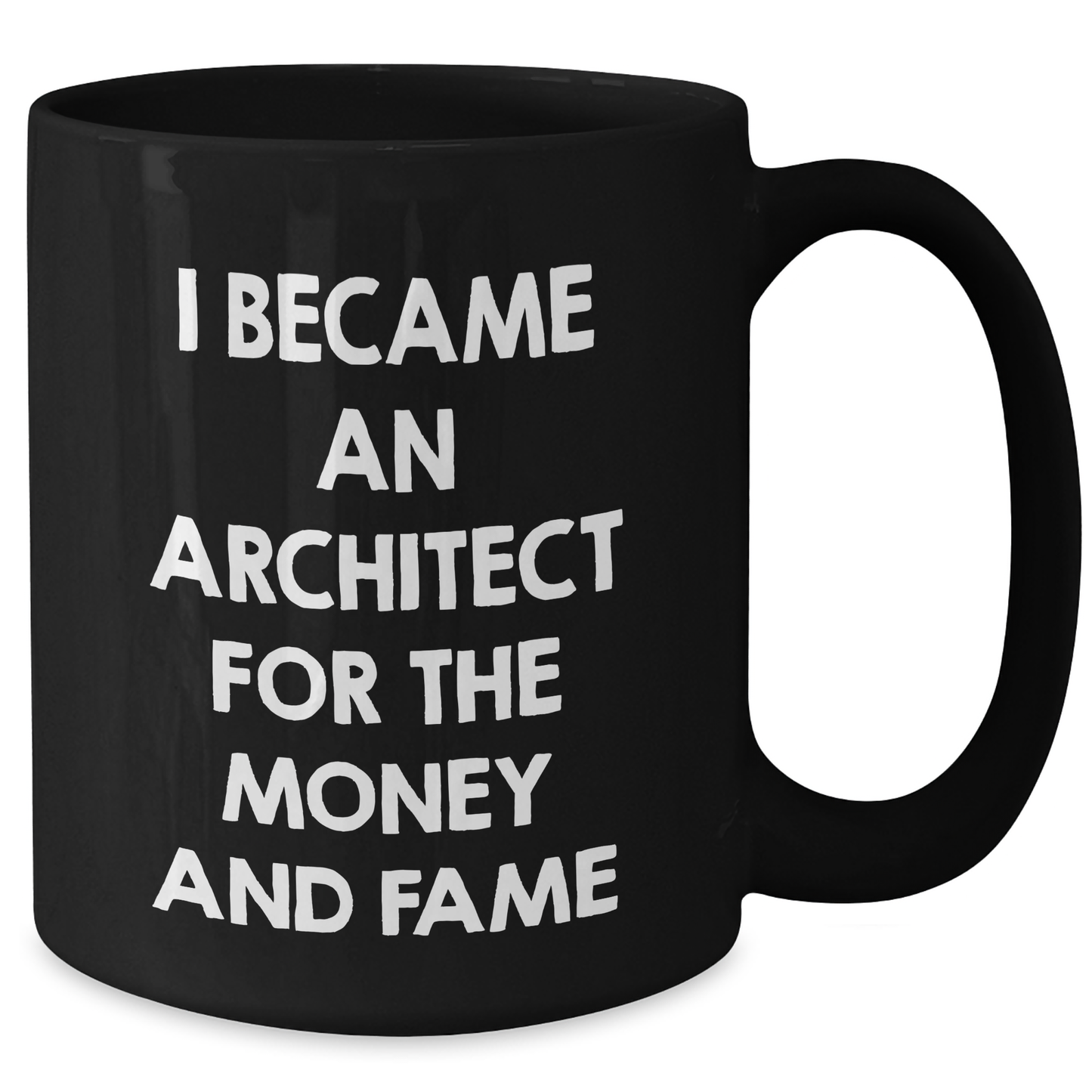 Funny Architect Quote Gifts for Mom's Day - Black Coffee Mug from Women, Unique and Thoughtful, 11oz or 15oz, Microwave and Dishwasher Safe - Additional