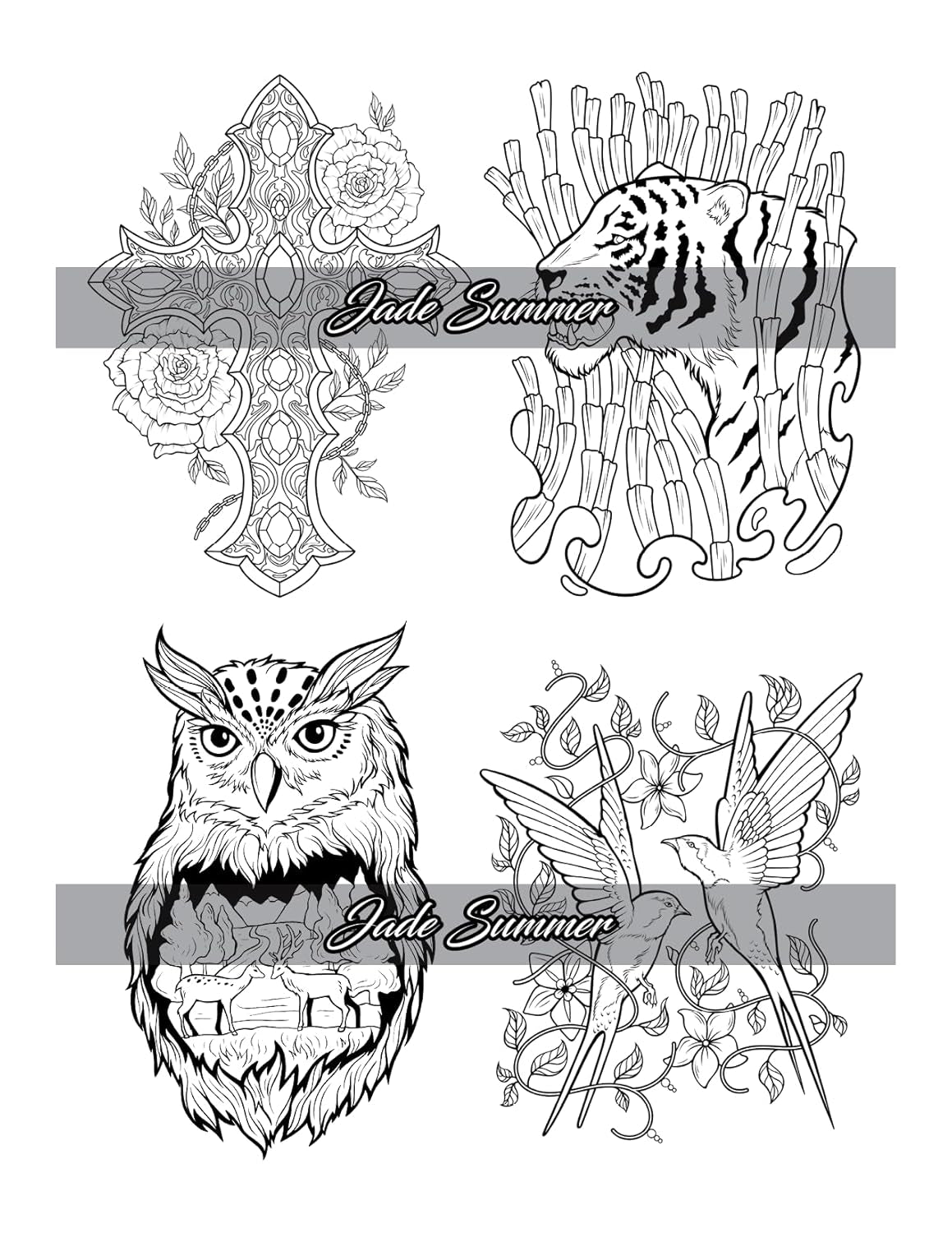 100 Tattoos: Tattoo Coloring Book for Adults with Incredible Designs of Animals, Flowers, Fantasy, Skulls, and More!