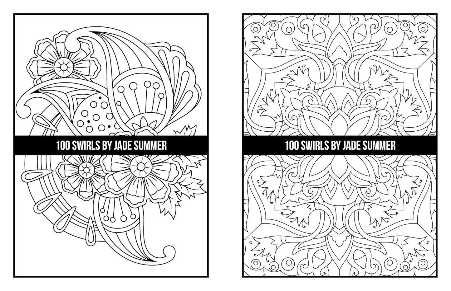 100 Swirls Coloring Book: for Adults with Fun, Easy, and Relaxing Designs