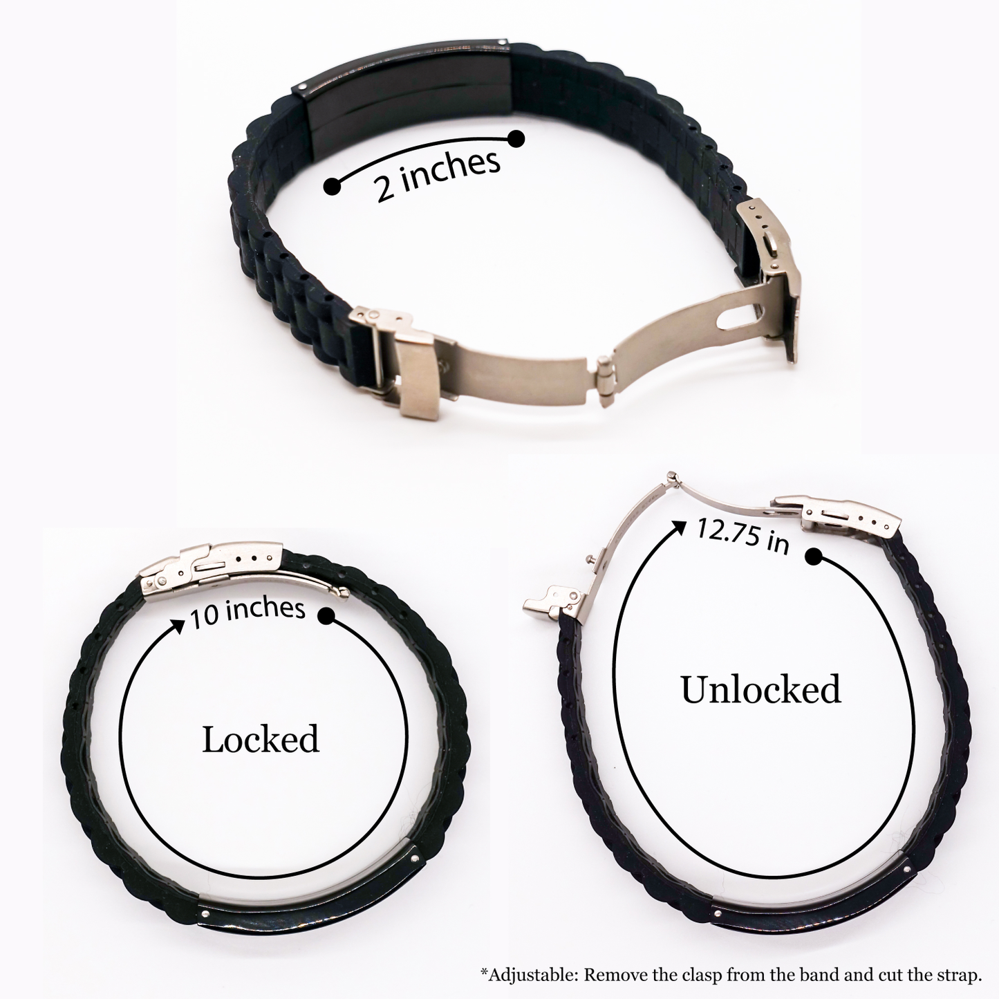 'Neurosurgeon Gifts from Men, Unique Black Glide lock Clasp Bracelet for Father's Day, Funny Quote 'Because Freaking' genius Is Not An Official Job Title.' - Image 4