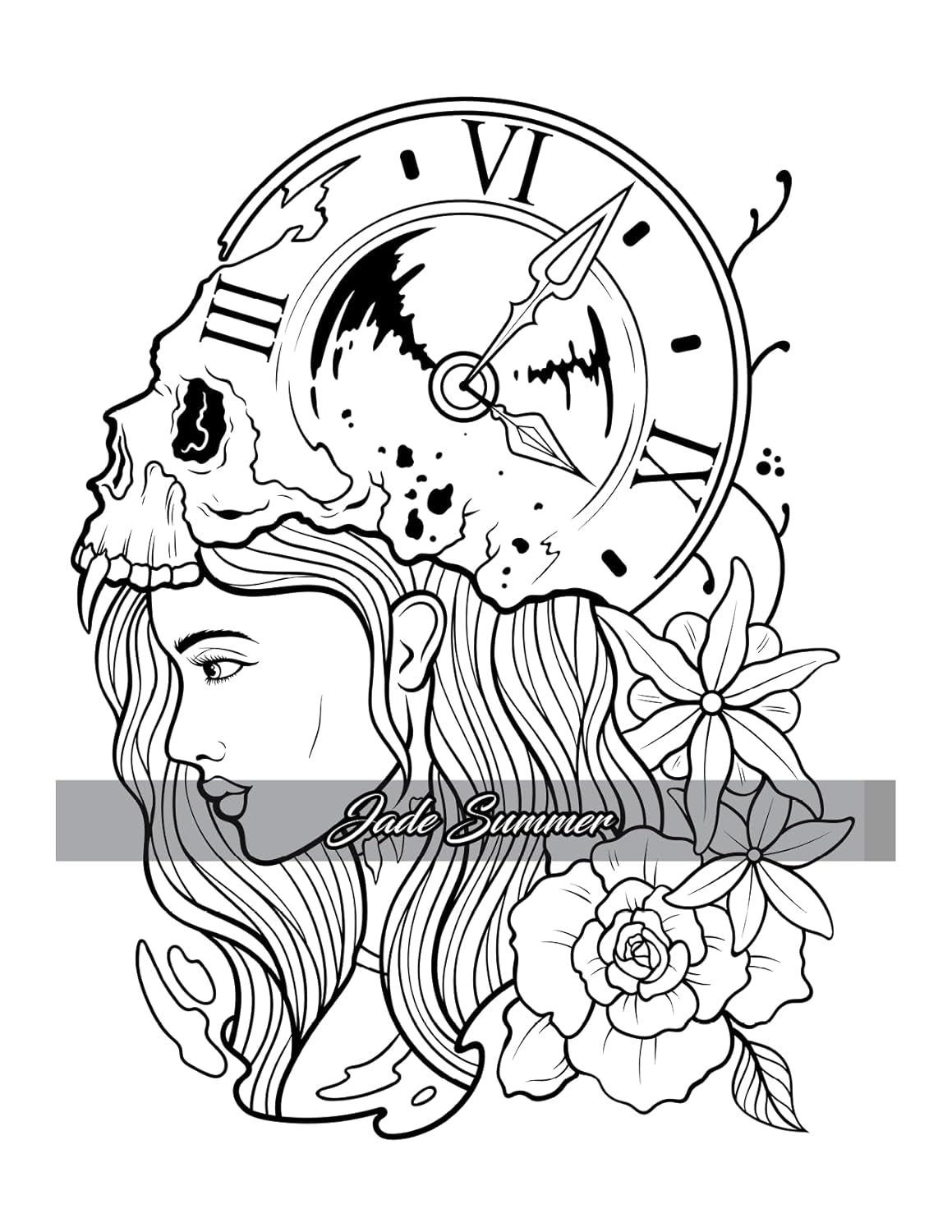 100 Tattoos: Tattoo Coloring Book for Adults with Incredible Designs of Animals, Flowers, Fantasy, Skulls, and More!