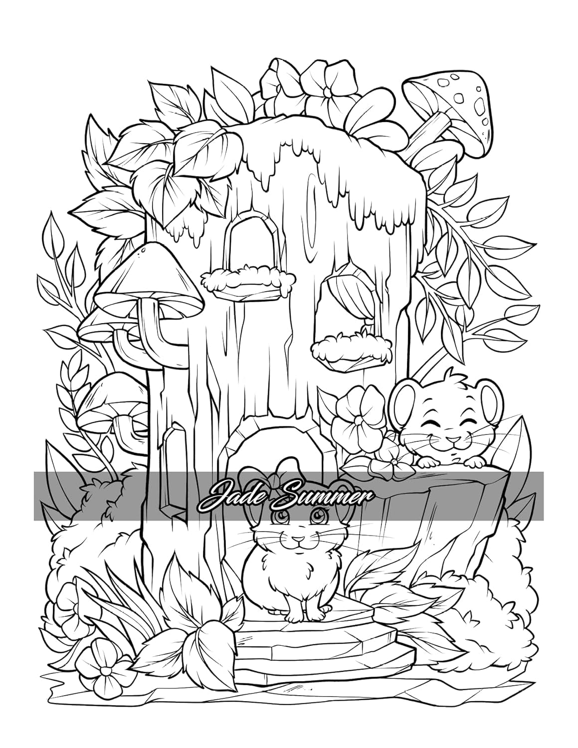 Stress Relief: Adult Coloring Book with Animals, Flowers, Fantasy, and More for Mindfulness and Relaxation