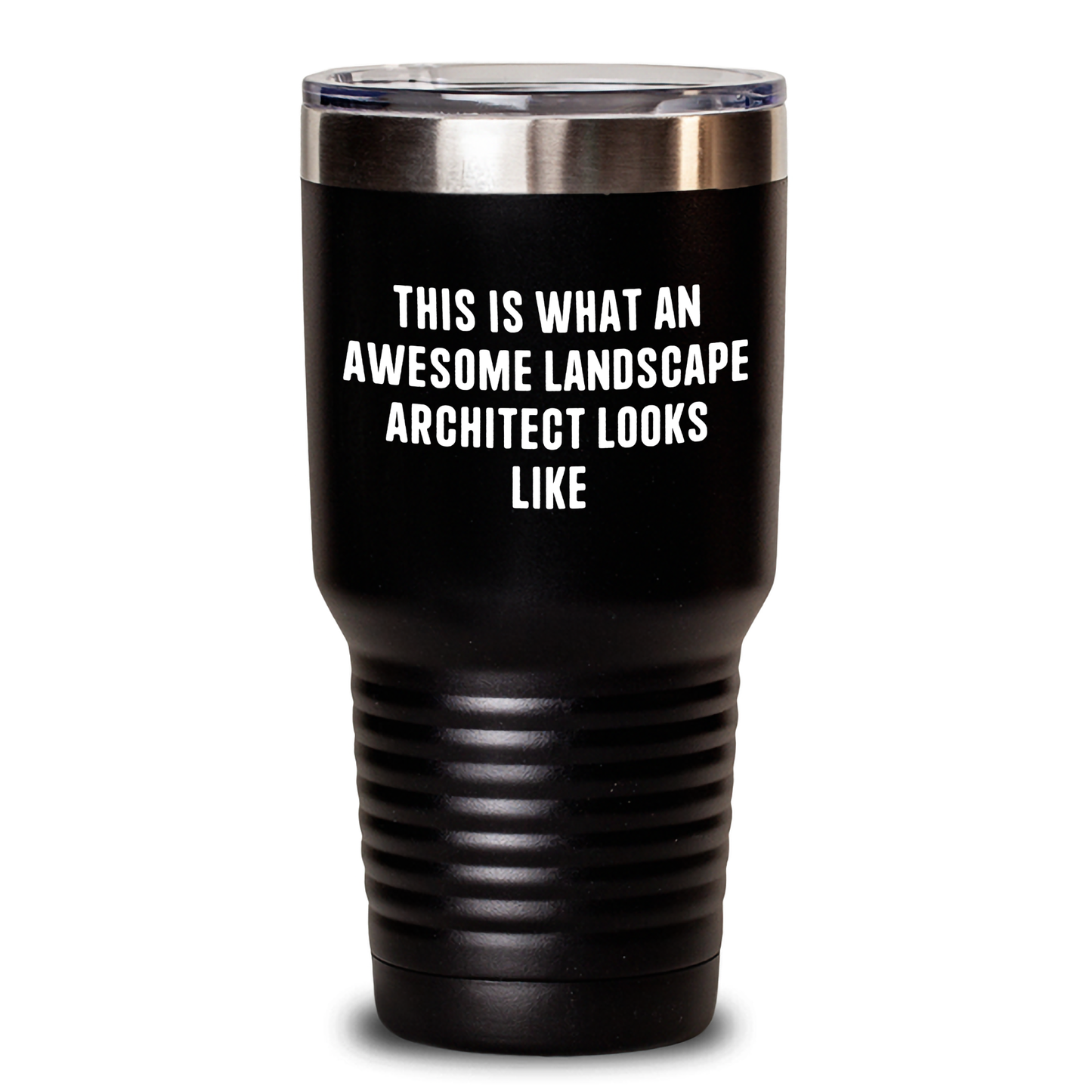Funny Landscape Architect Gifts, 'This Is What An Awesome Landscape Architect Looks Like' Quote, Black Tumbler for Father's Day, Gifts from Friends for Landscape Architect - Main