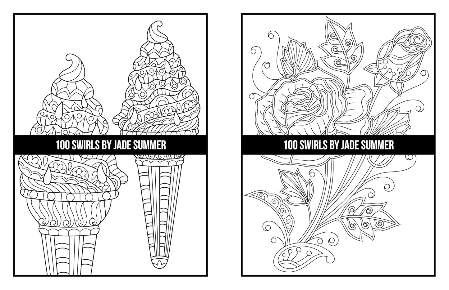 100 Swirls Coloring Book: for Adults with Fun, Easy, and Relaxing Designs
