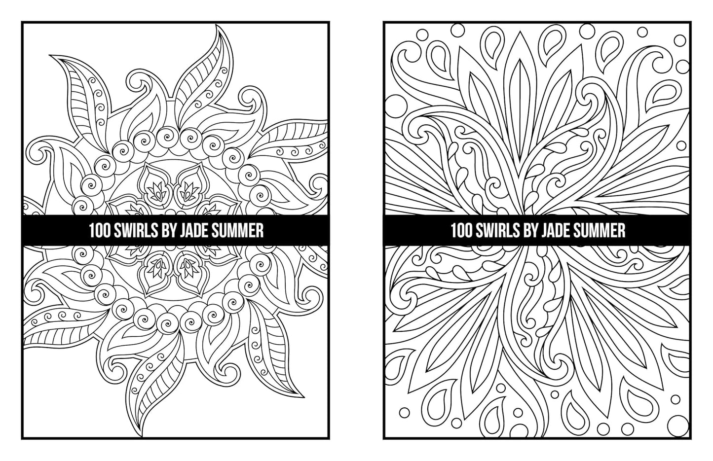 100 Swirls Coloring Book: for Adults with Fun, Easy, and Relaxing Designs