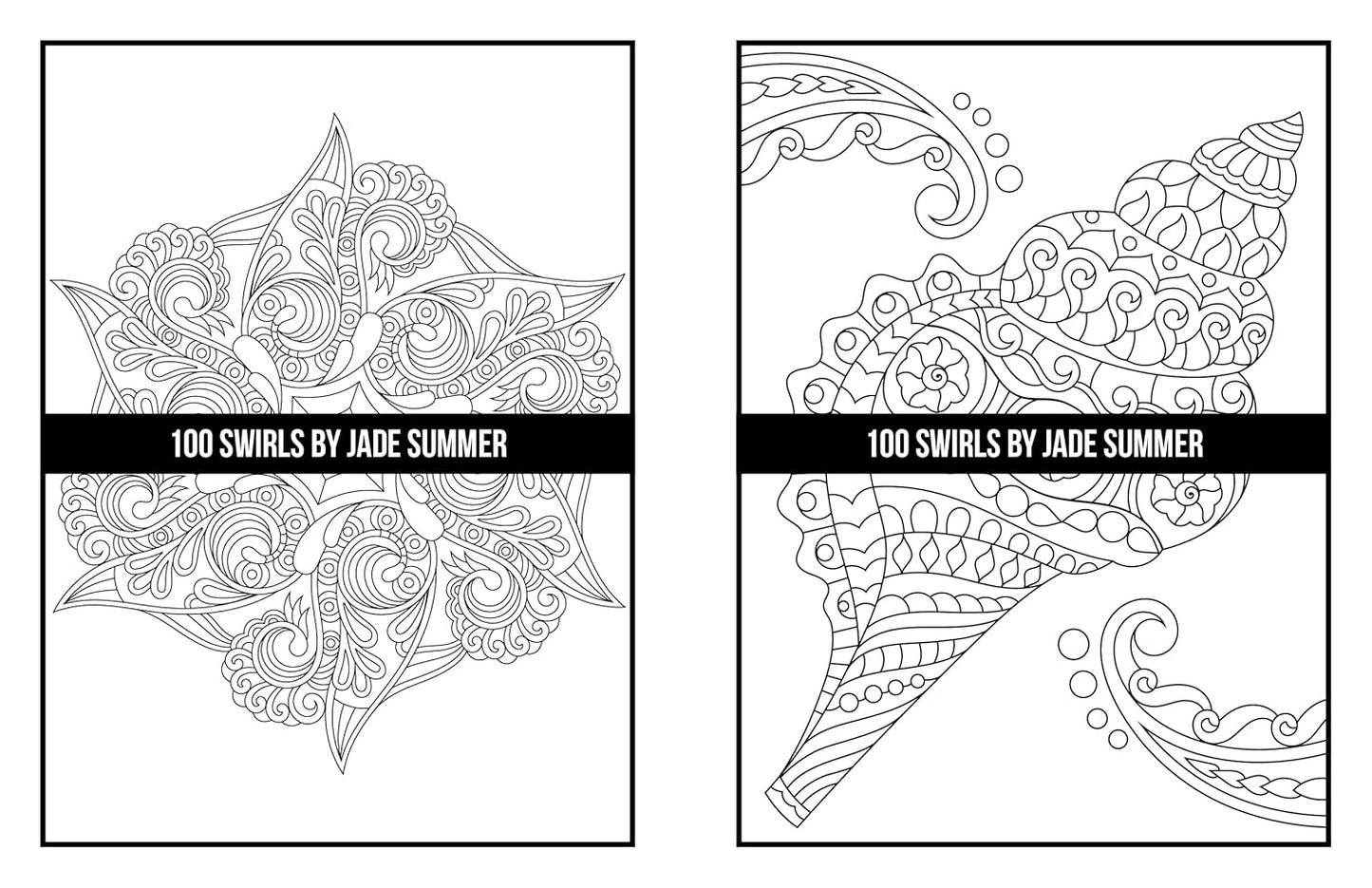 100 Swirls Coloring Book: for Adults with Fun, Easy, and Relaxing Designs