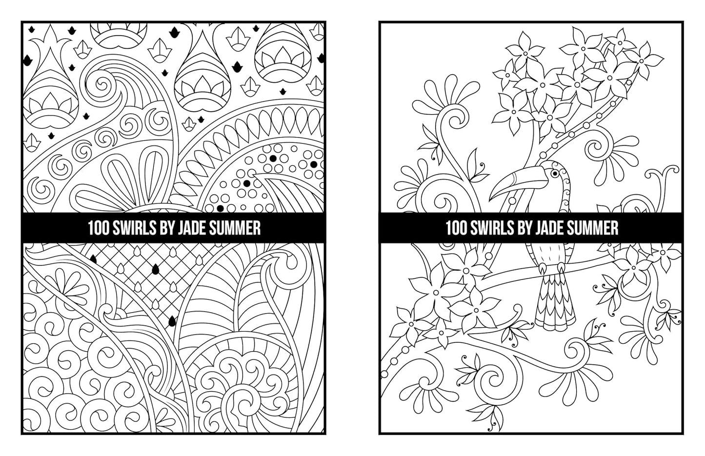 100 Swirls Coloring Book: for Adults with Fun, Easy, and Relaxing Designs