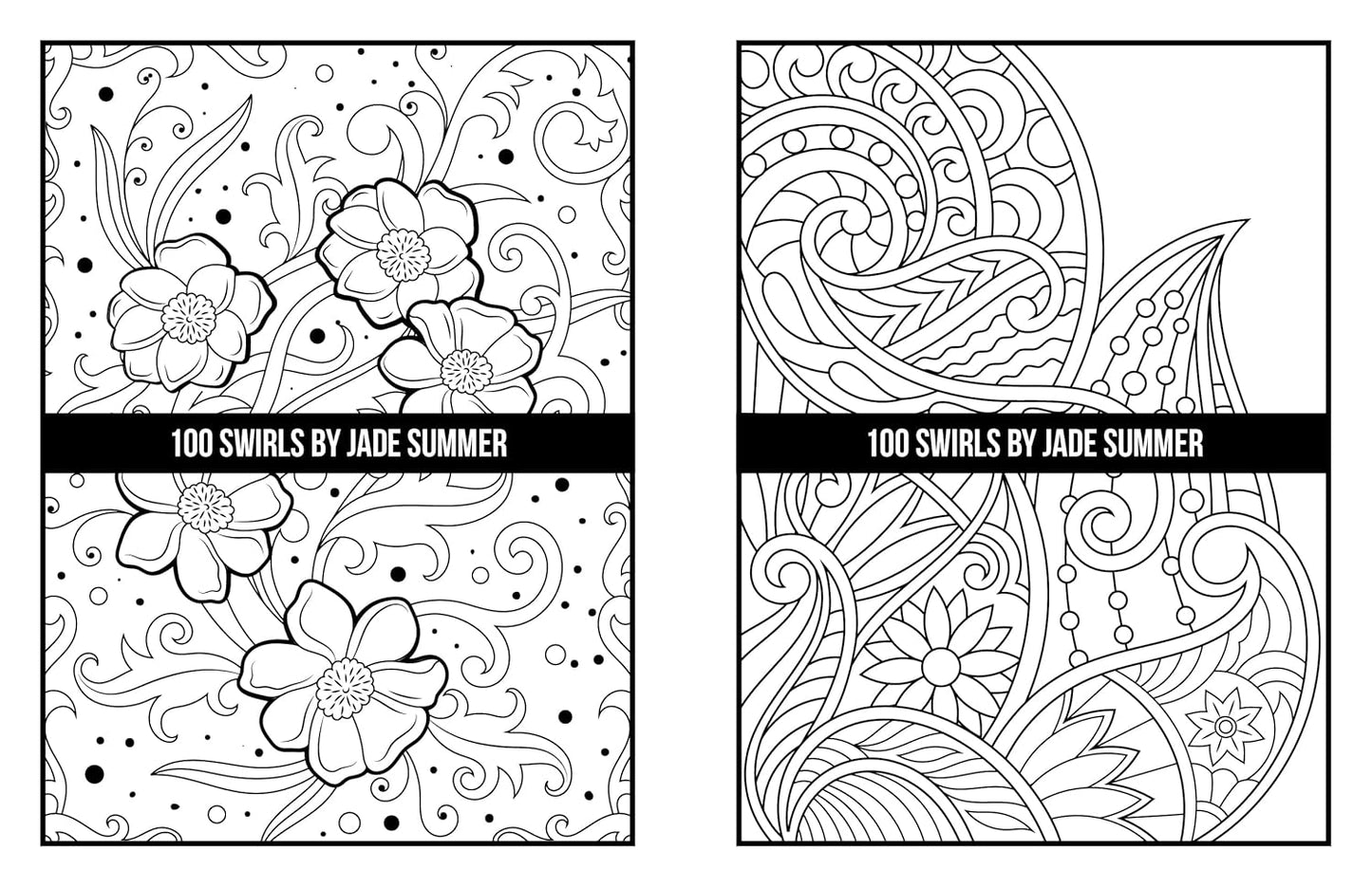 100 Swirls Coloring Book: for Adults with Fun, Easy, and Relaxing Designs
