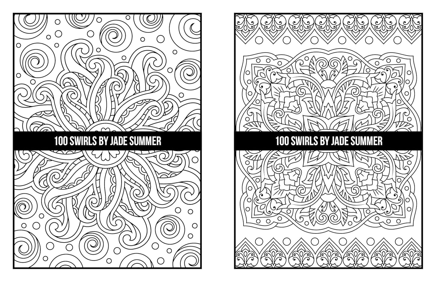 100 Swirls Coloring Book: for Adults with Fun, Easy, and Relaxing Designs