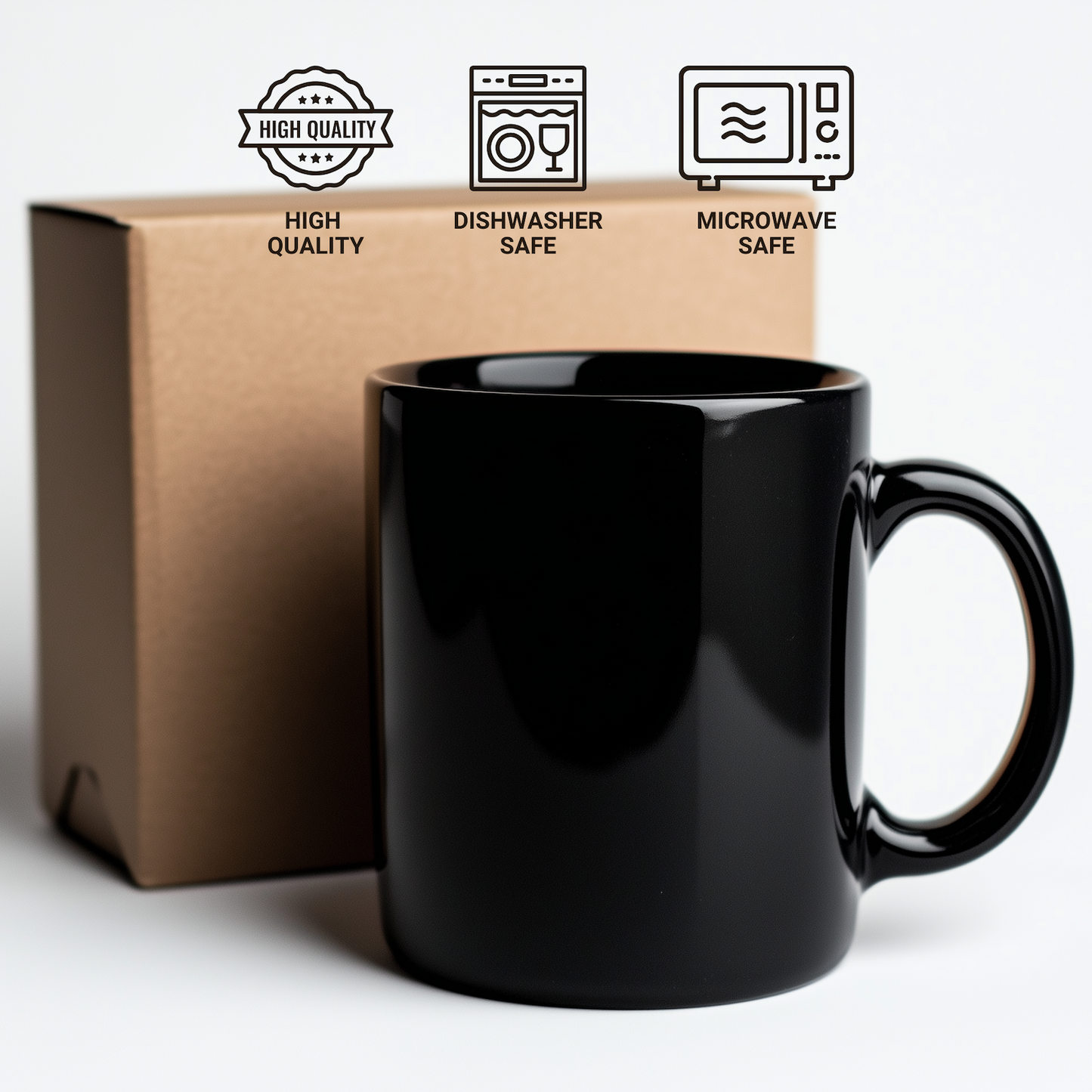 Artist Humor Funny Gifts from Mom to Dad on Father's Day Unique Black Coffee Mug - Additional