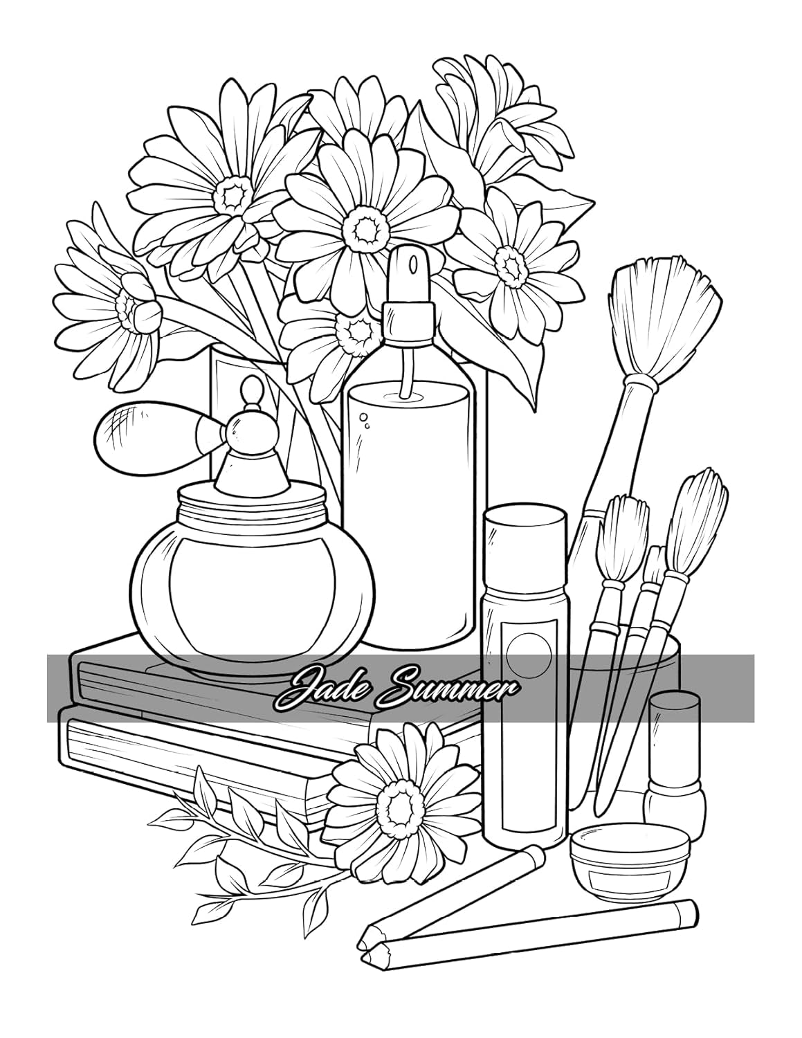 Stress Relief: Adult Coloring Book with Animals, Flowers, Fantasy, and More for Mindfulness and Relaxation