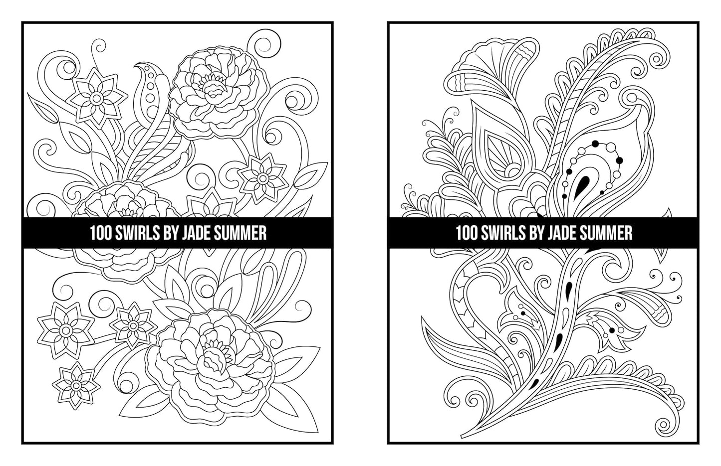 100 Swirls Coloring Book: for Adults with Fun, Easy, and Relaxing Designs