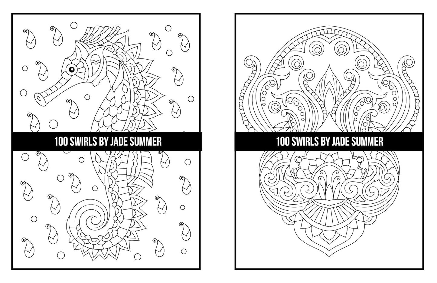 100 Swirls Coloring Book: for Adults with Fun, Easy, and Relaxing Designs