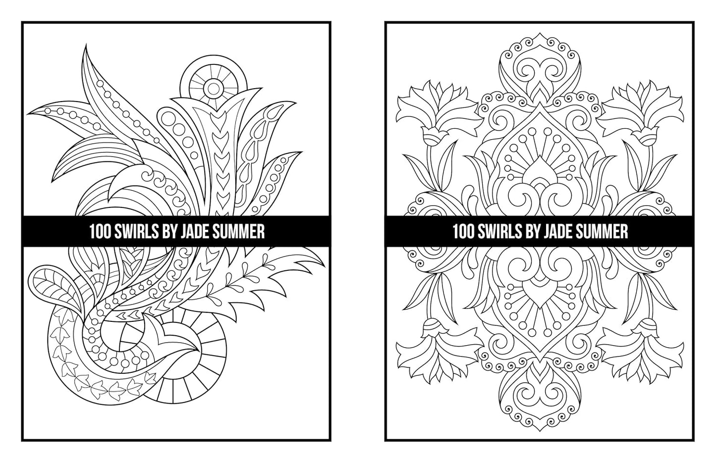 100 Swirls Coloring Book: for Adults with Fun, Easy, and Relaxing Designs