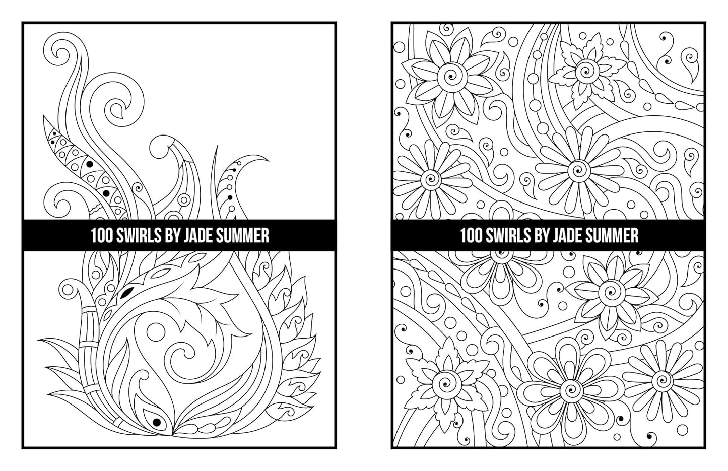 100 Swirls Coloring Book: for Adults with Fun, Easy, and Relaxing Designs