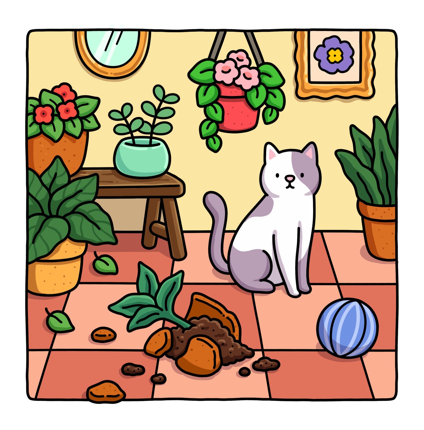 Cat Moments: Meow Life Coloring Book for Adults and Teens (Cat & Dog Coloring Book)