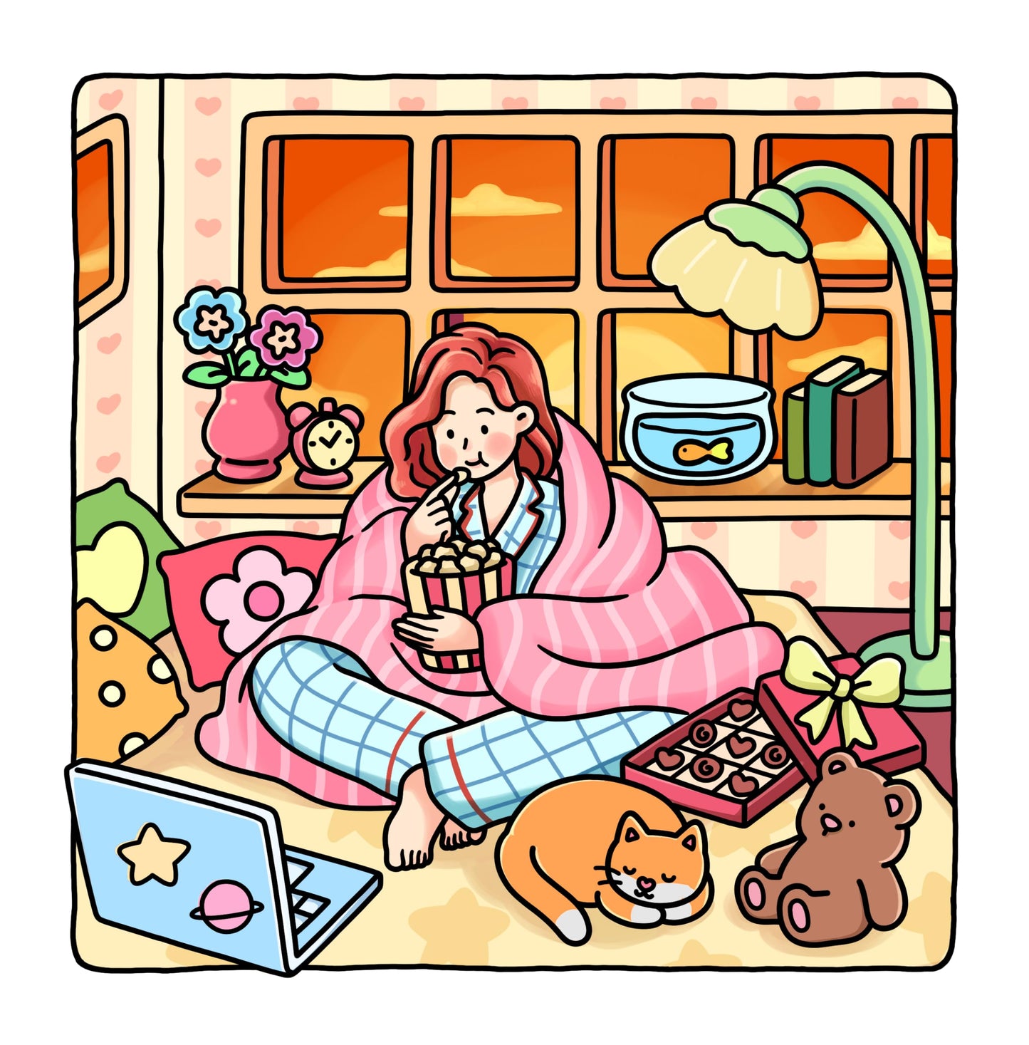 Soft Life: Cozy & Calming Coloring Book for Adults and Teens Featuring Gentle Daily Moments and Simple Joys (Girl Theme Coloring Book)