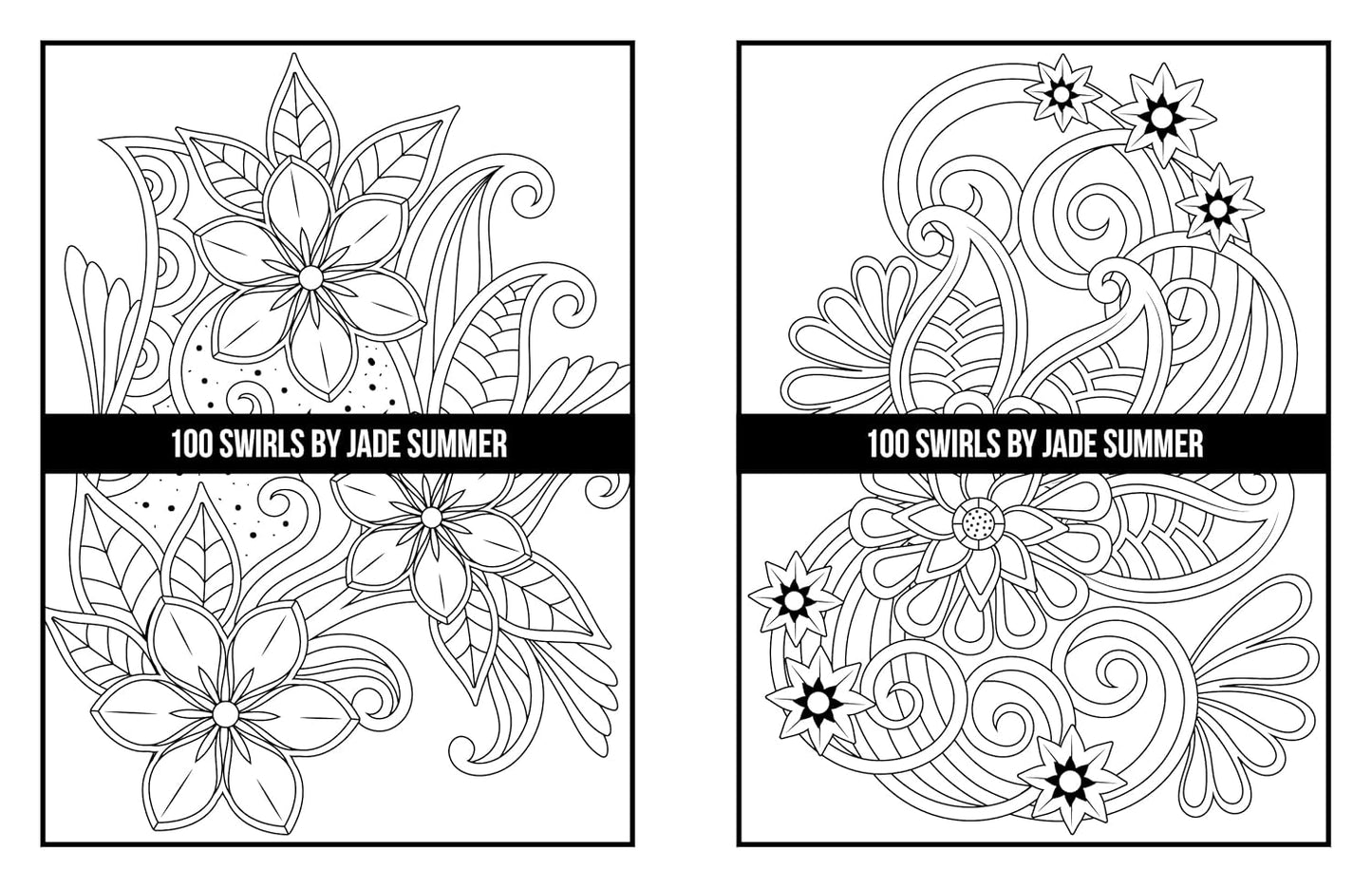 100 Swirls Coloring Book: for Adults with Fun, Easy, and Relaxing Designs