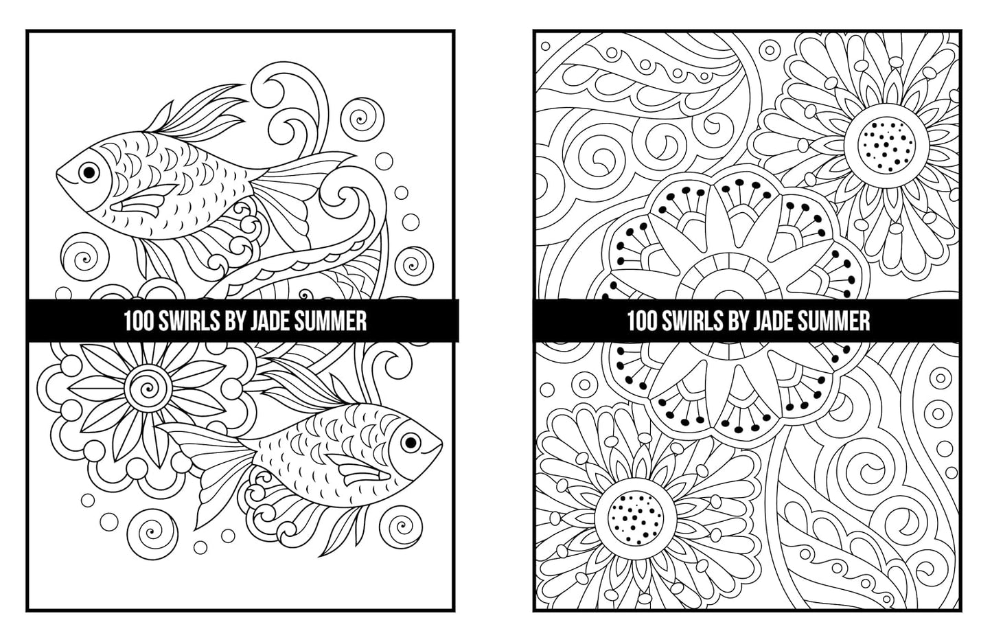 100 Swirls Coloring Book: for Adults with Fun, Easy, and Relaxing Designs