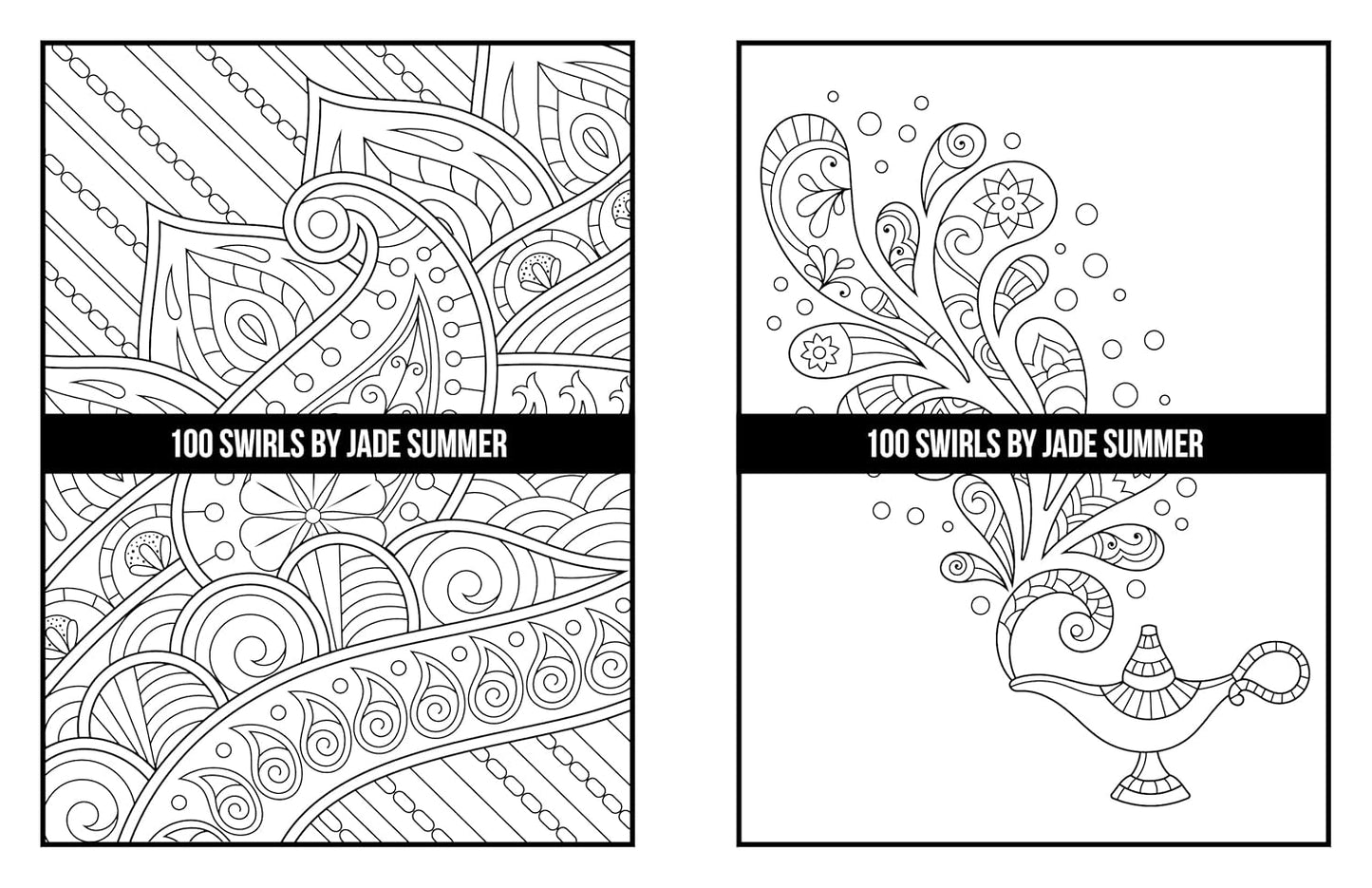100 Swirls Coloring Book: for Adults with Fun, Easy, and Relaxing Designs