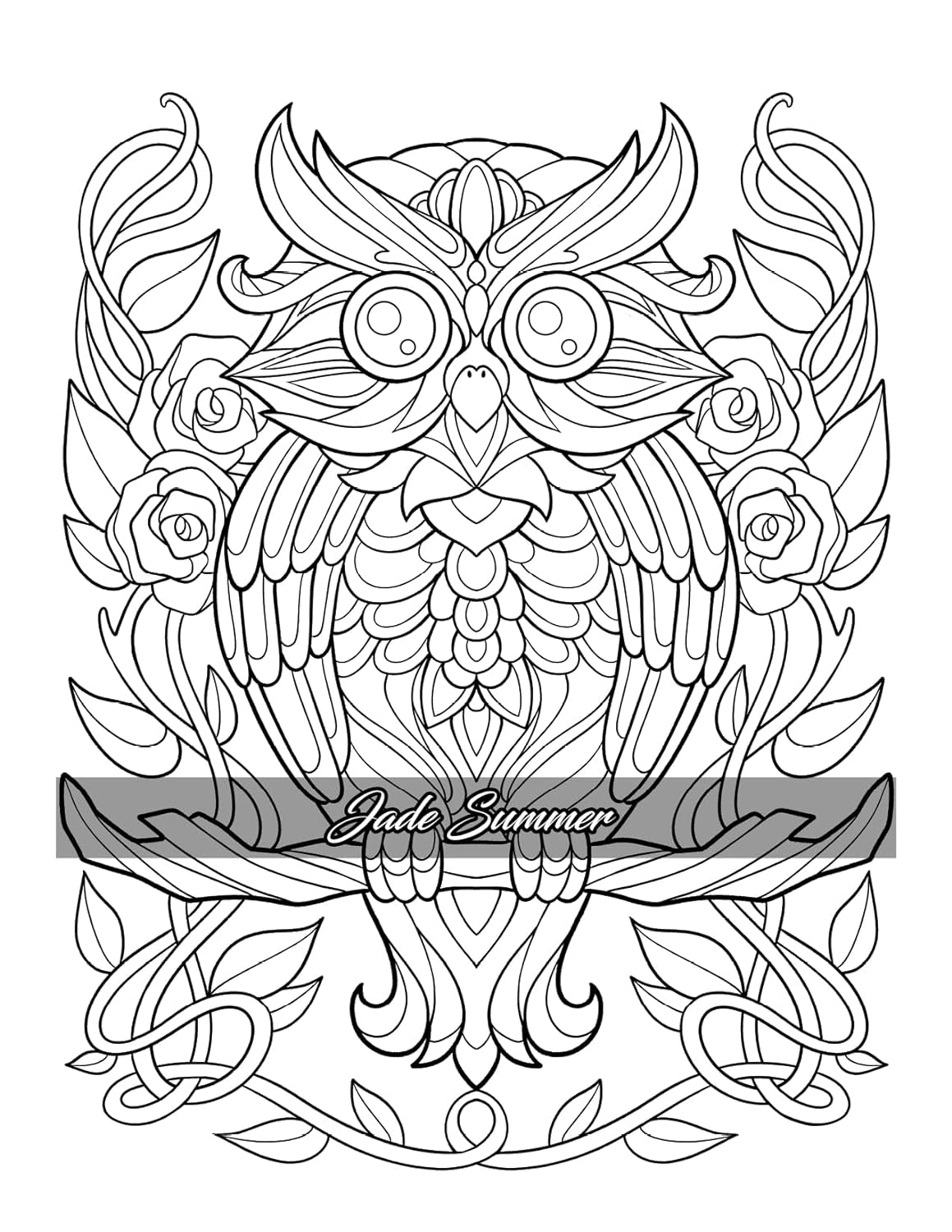 Stress Relief: Adult Coloring Book with Animals, Flowers, Fantasy, and More for Mindfulness and Relaxation