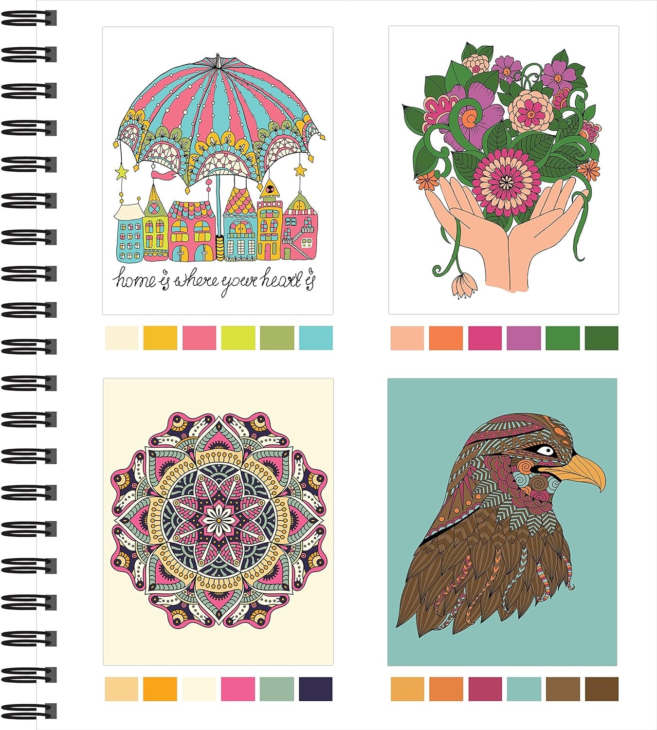 1-2-3 Color Me! (Adult Coloring Book with a Variety of Images - Owl Cover)