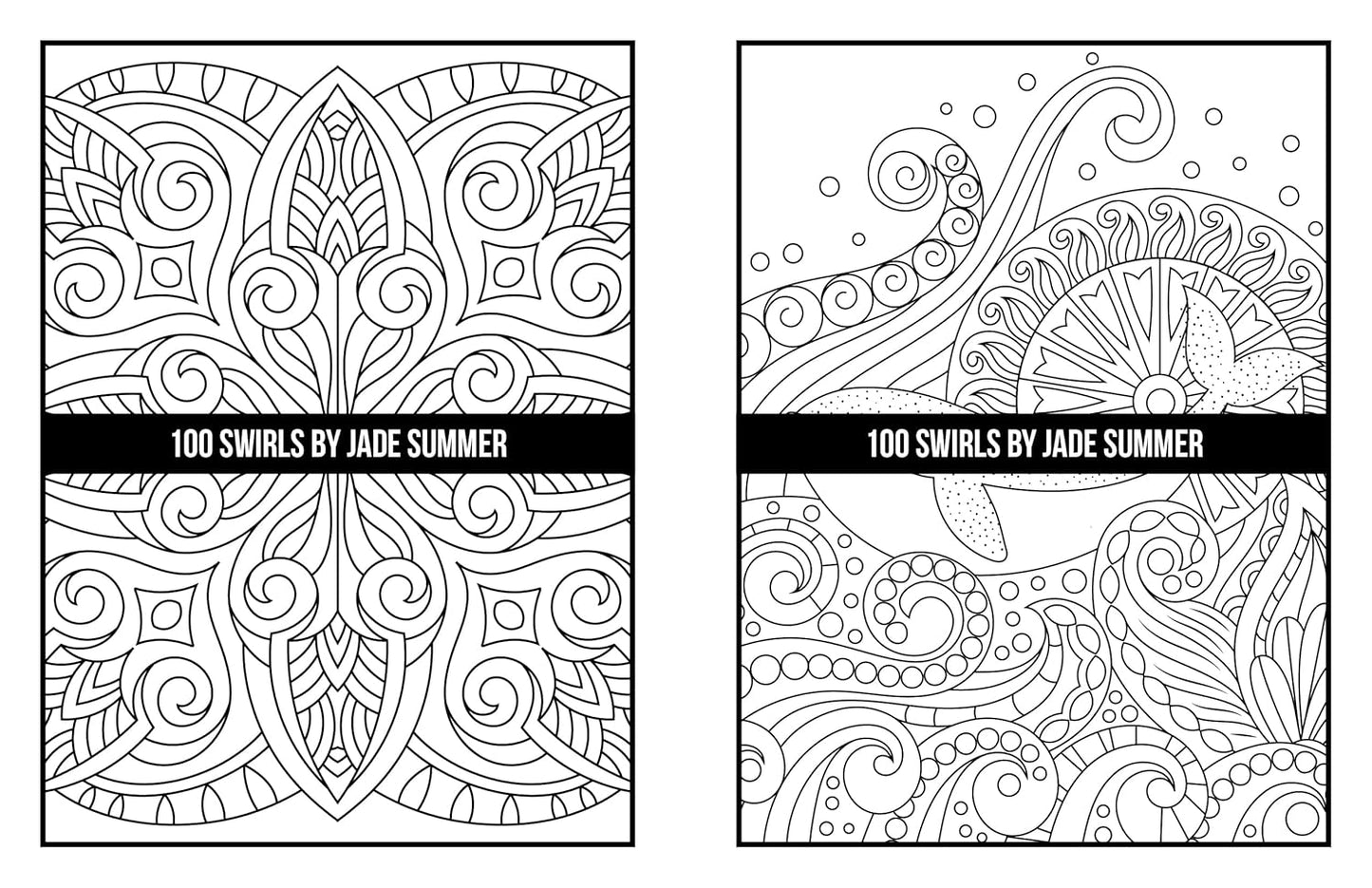 100 Swirls Coloring Book: for Adults with Fun, Easy, and Relaxing Designs