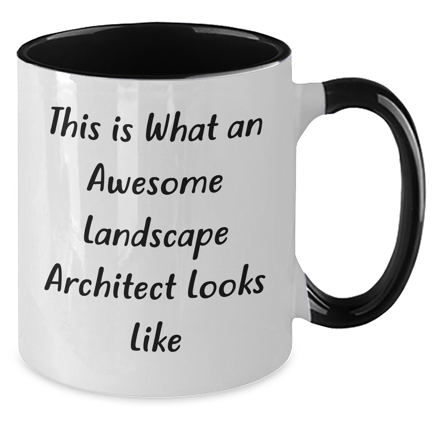 Funny Landscape Architect Gifts, This Is What An Awesome Landscape Architect Looks Like, Two Tone Coffee Mug for Graduation, Gifts from Friends, Gifts for Landscape Architects - Additional