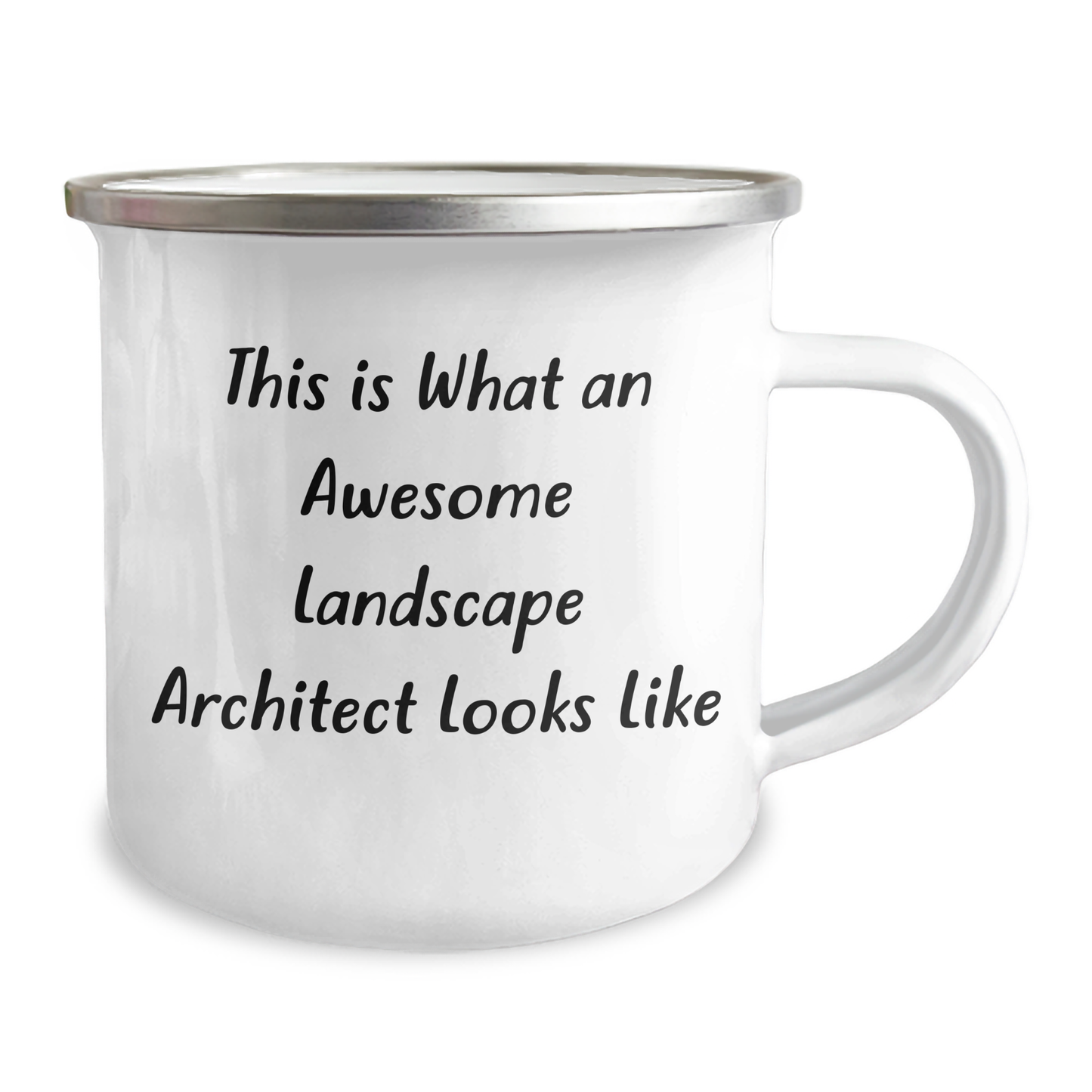 Funny Landscape Architect Gifts for Him from Friends, Inspirational Camping Mugs for Graduation, 'This Is What An Awesome Landscape Architect Looks Like' Quote - Image 2
