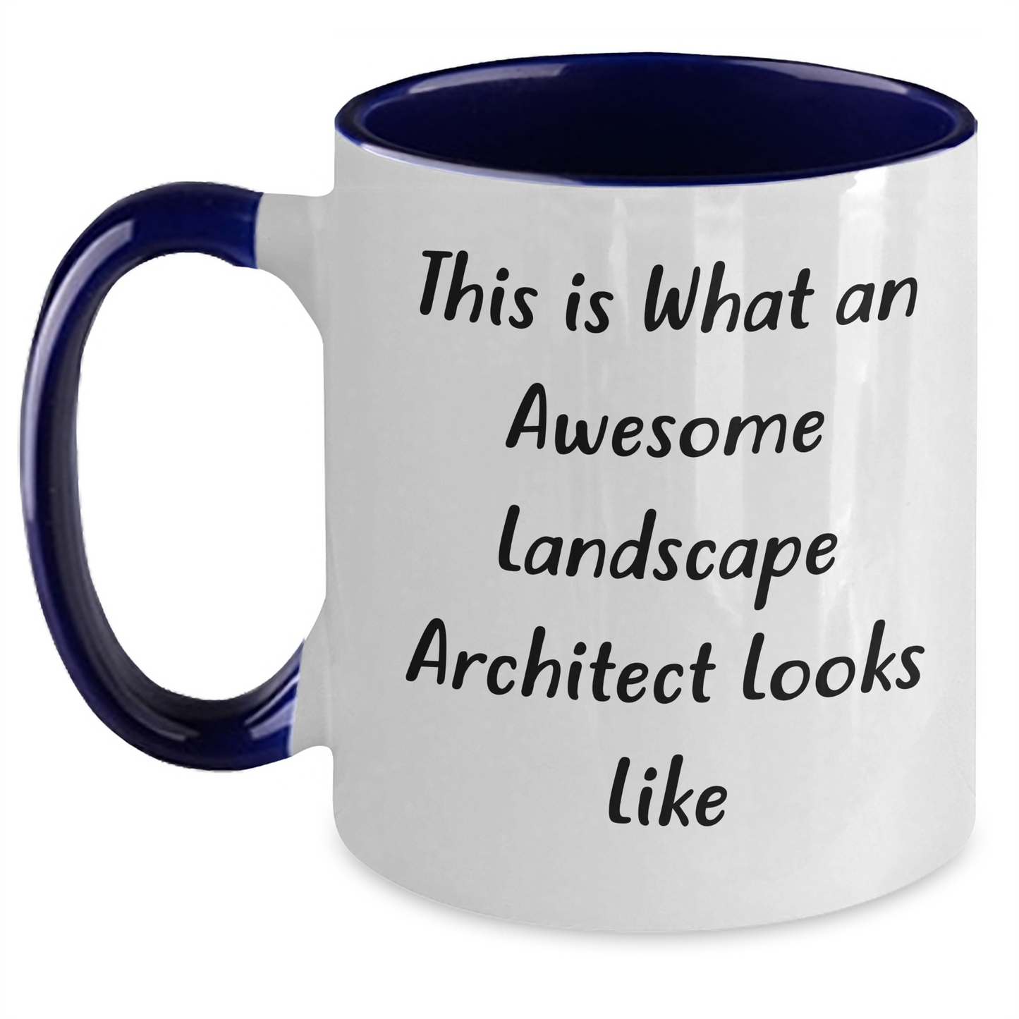 Funny Landscape Architect Gifts, This Is What An Awesome Landscape Architect Looks Like, Two Tone Coffee Mug for Graduation, Gifts from Friends, Gifts for Landscape Architects - Main