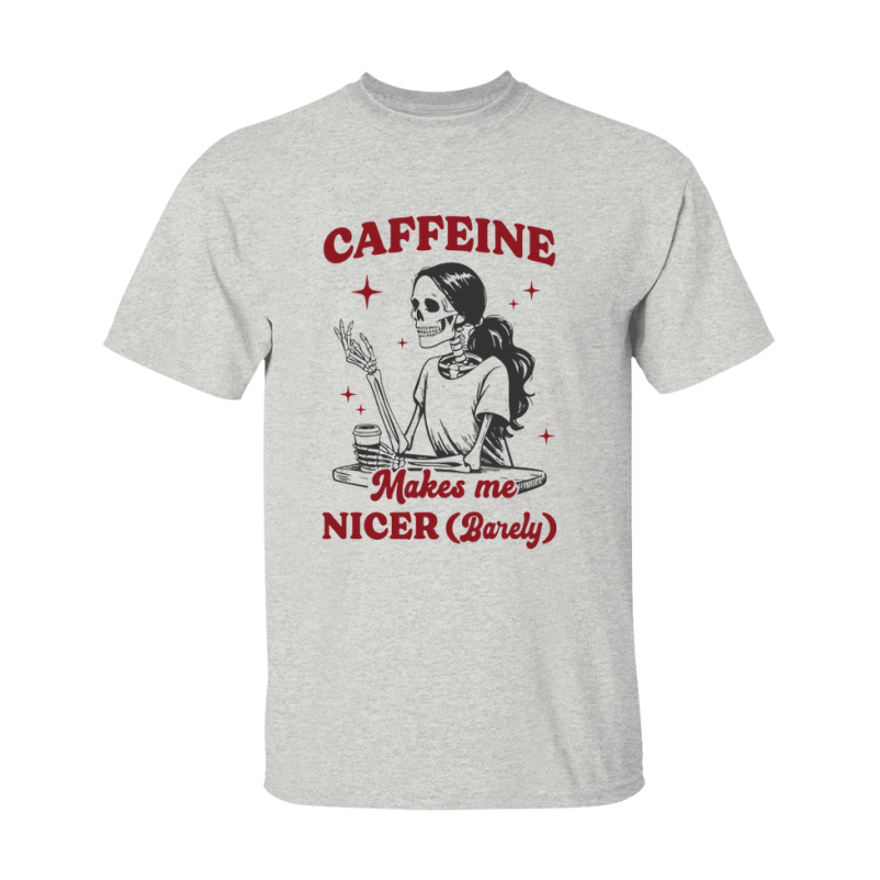 Funny Halloween Coffee Lovers T-Shirt, Graphic Halloween Tee, Gildan 500 Unisex