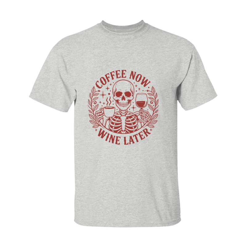 Funny Halloween Coffee Lovers T-Shirt, Graphic Halloween Tee, Gildan 500 Unisex
