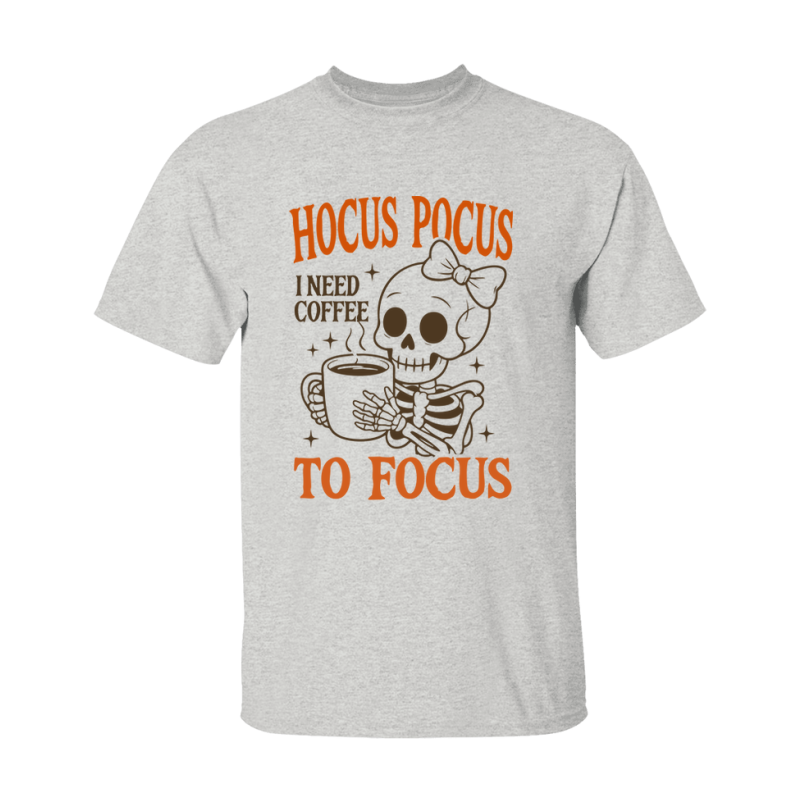 Funny Halloween Coffee Lovers T-Shirt, Graphic Halloween Tee, Gildan 500 Unisex