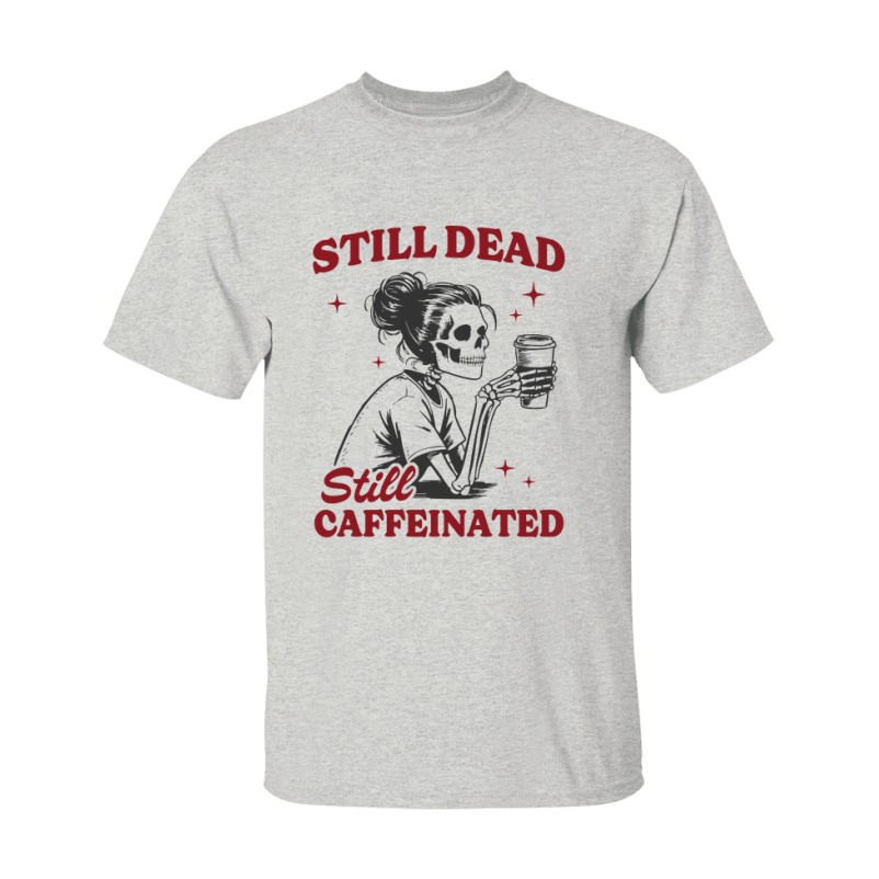 Funny Halloween Coffee Lovers T-Shirt, Graphic Halloween Tee, Gildan 500 Unisex