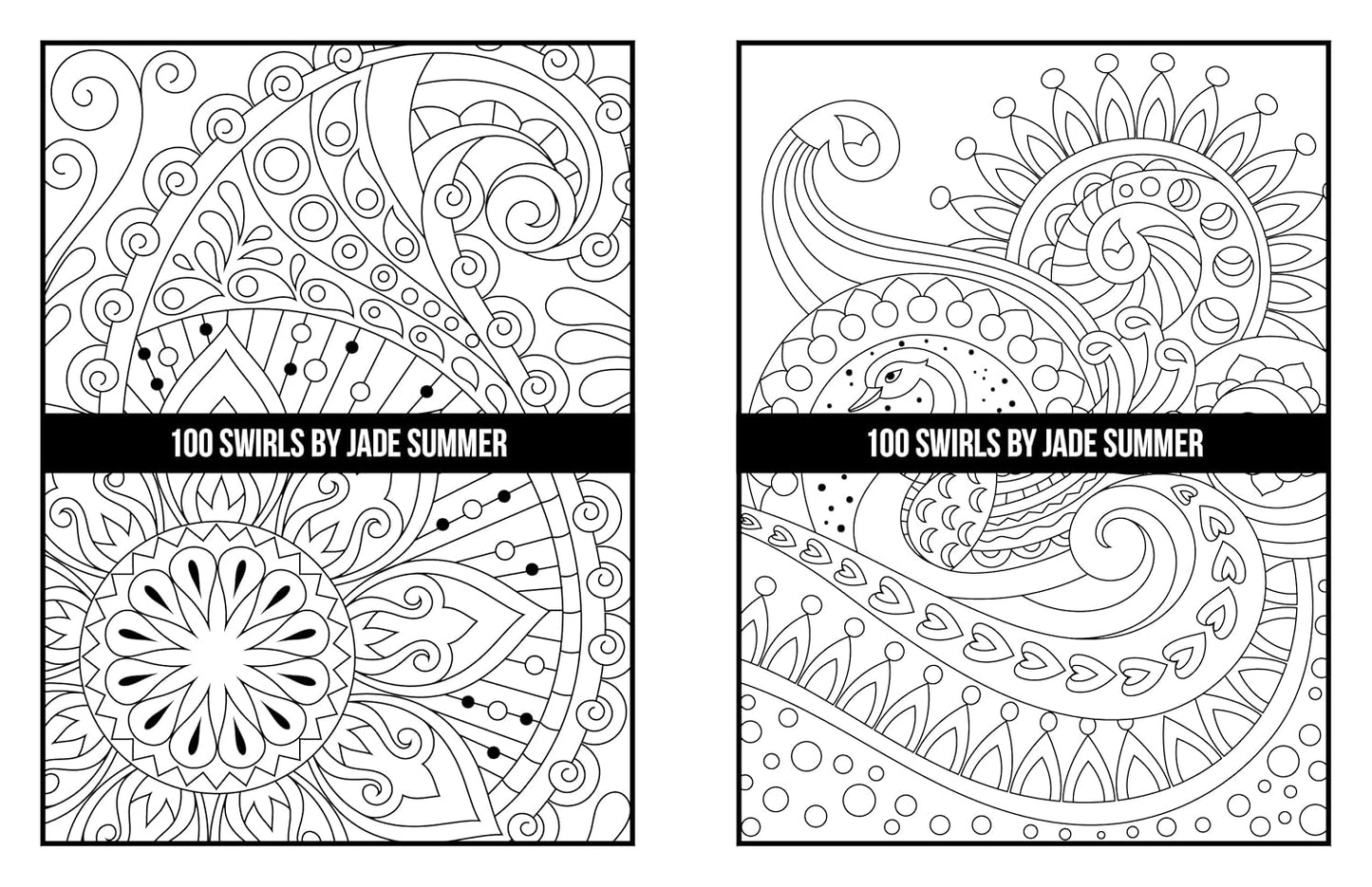 100 Swirls Coloring Book: for Adults with Fun, Easy, and Relaxing Designs