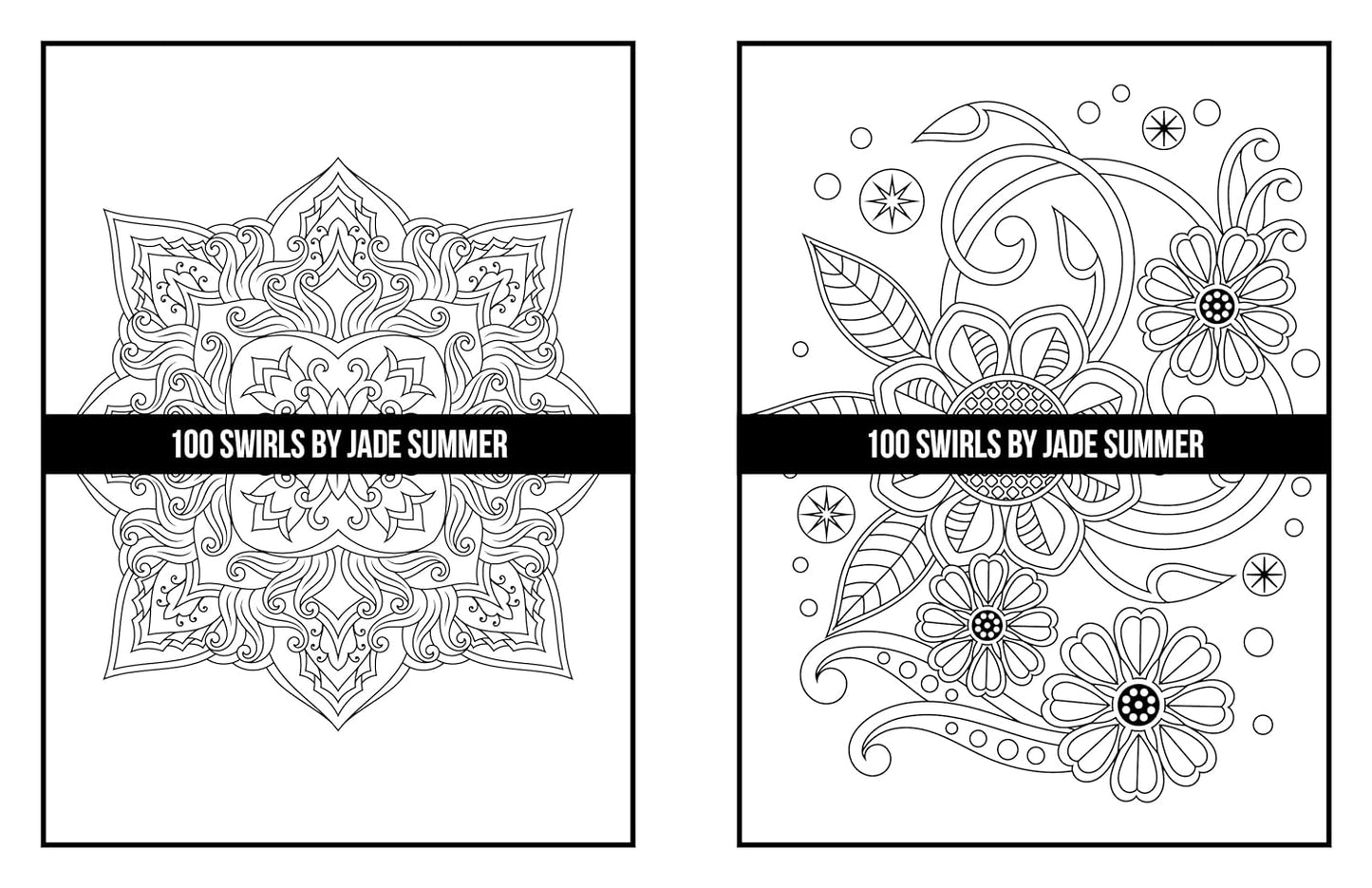 100 Swirls Coloring Book: for Adults with Fun, Easy, and Relaxing Designs