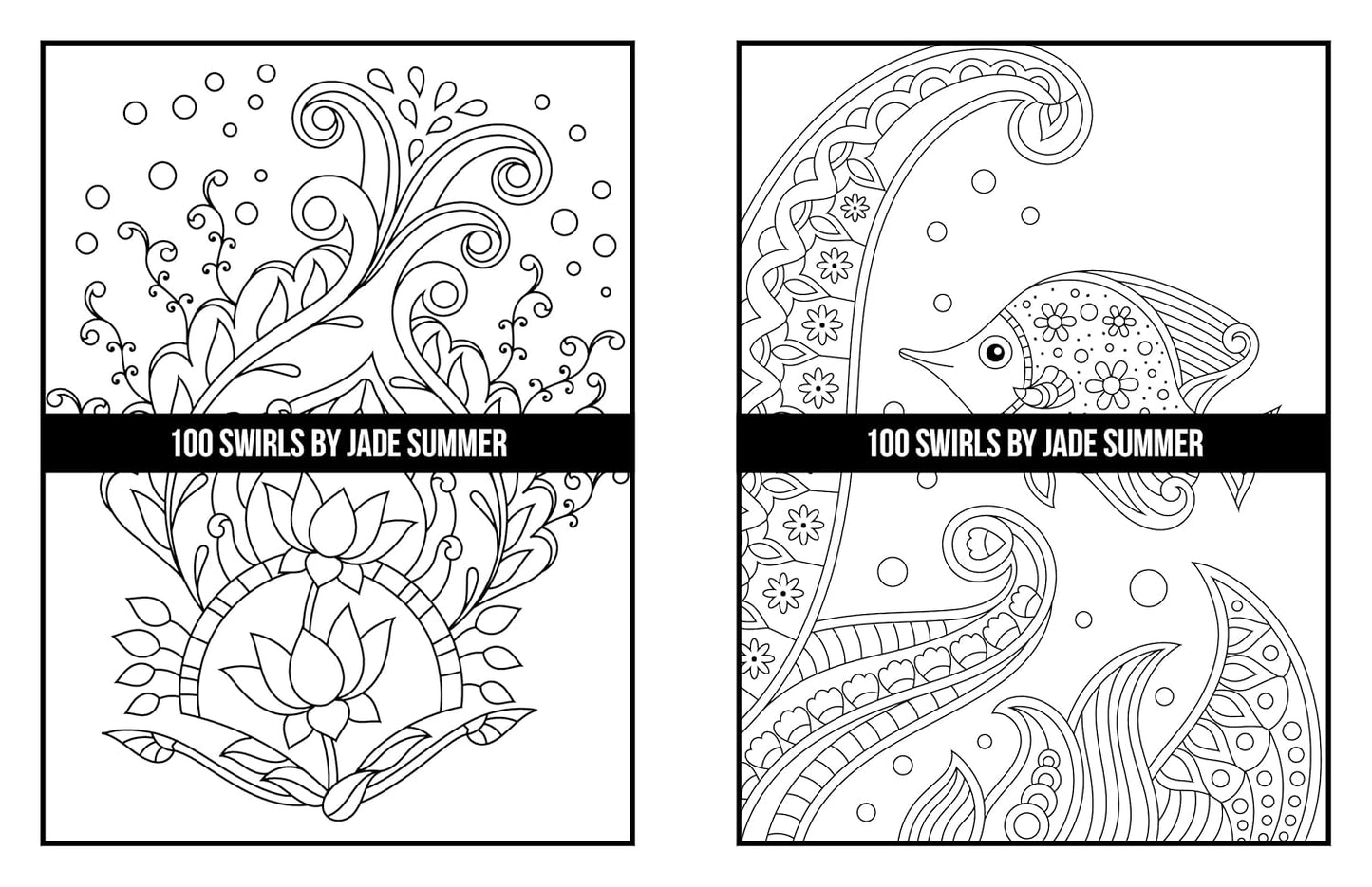 100 Swirls Coloring Book: for Adults with Fun, Easy, and Relaxing Designs
