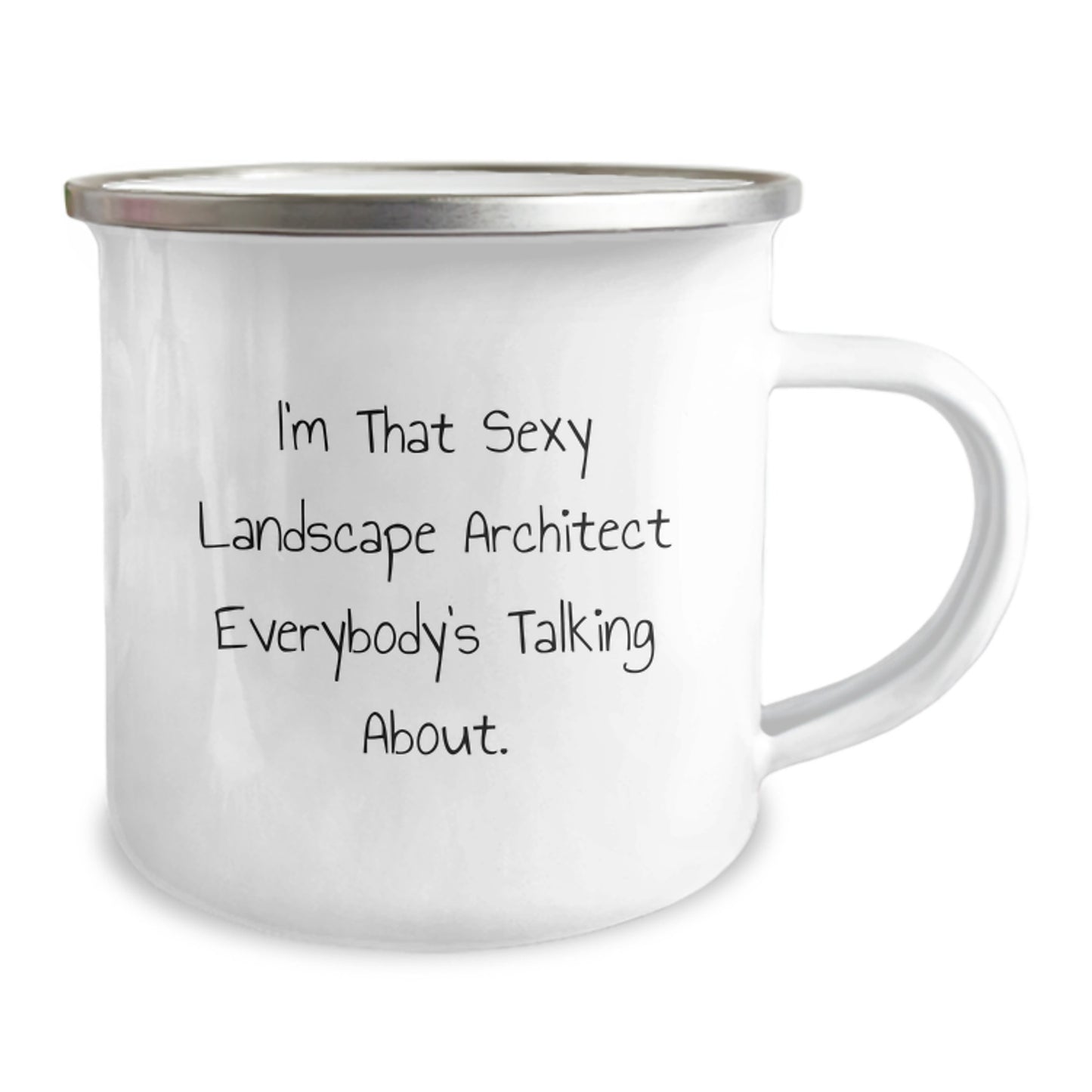 Funny Landscape Architect Gifts for Men from Coworkers, Unique Camping Mug for Graduation - Image 2