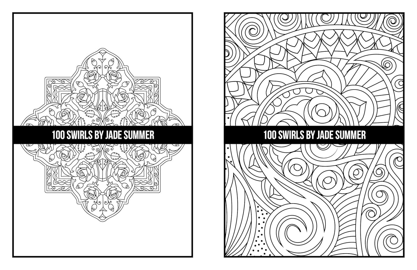 100 Swirls Coloring Book: for Adults with Fun, Easy, and Relaxing Designs