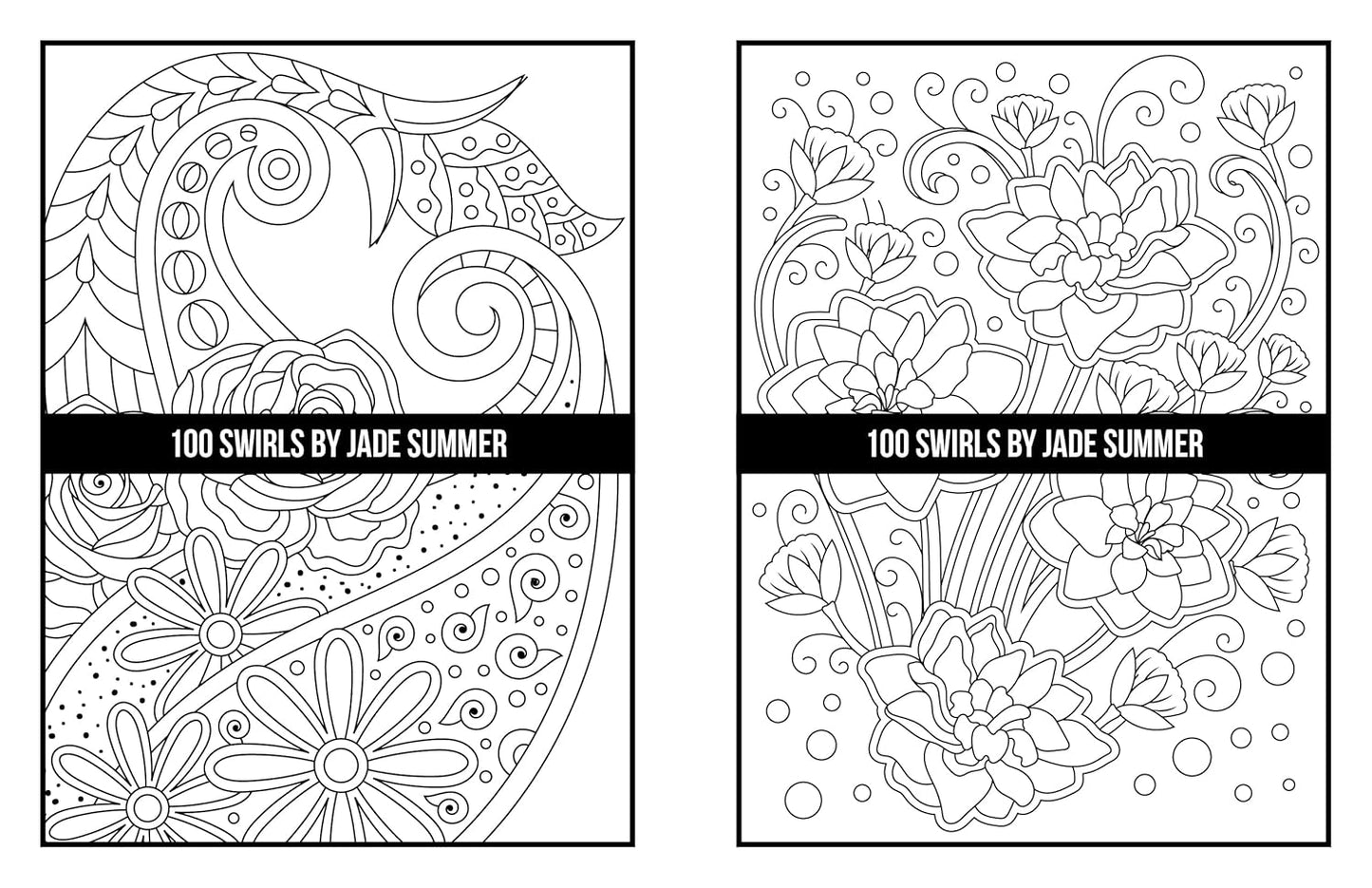 100 Swirls Coloring Book: for Adults with Fun, Easy, and Relaxing Designs