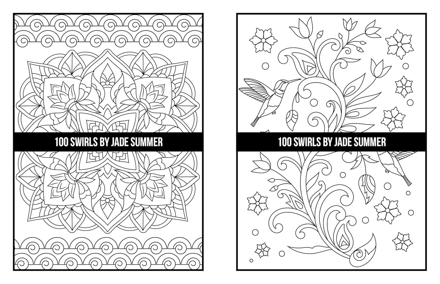 100 Swirls Coloring Book: for Adults with Fun, Easy, and Relaxing Designs