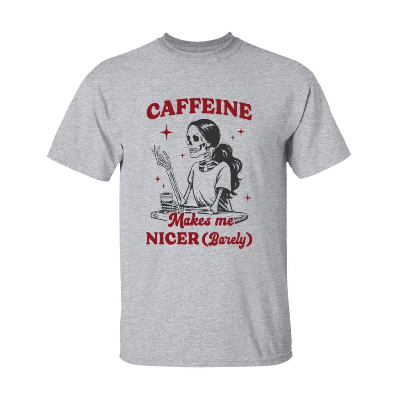 Funny Halloween Coffee Lovers T-Shirt, Graphic Halloween Tee, Gildan 500 Unisex