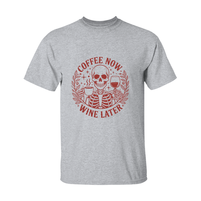 Funny Halloween Coffee Lovers T-Shirt, Graphic Halloween Tee, Gildan 500 Unisex